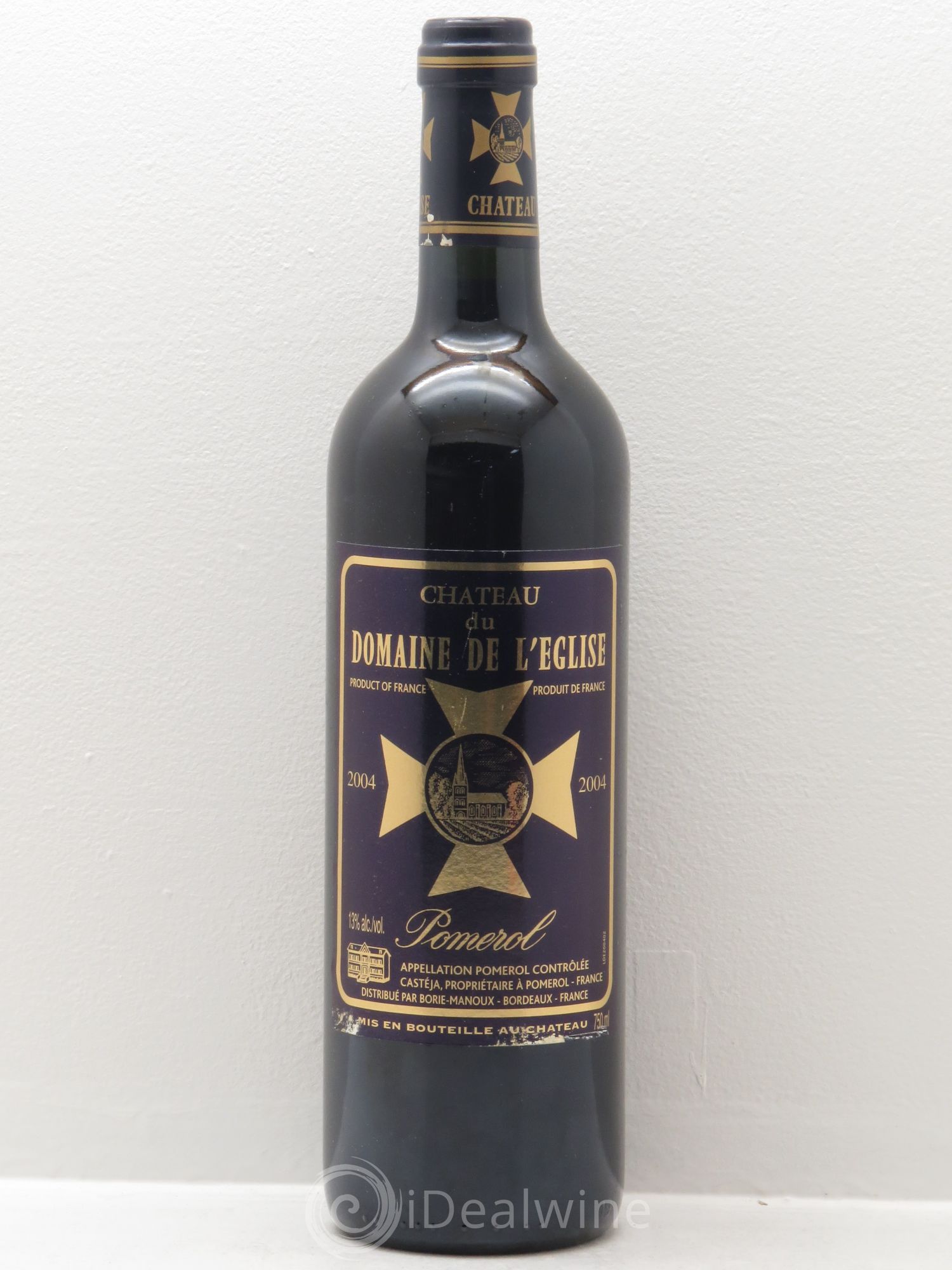Château du Domaine de l'Église 2004 - Lot de 1 bouteille - 0