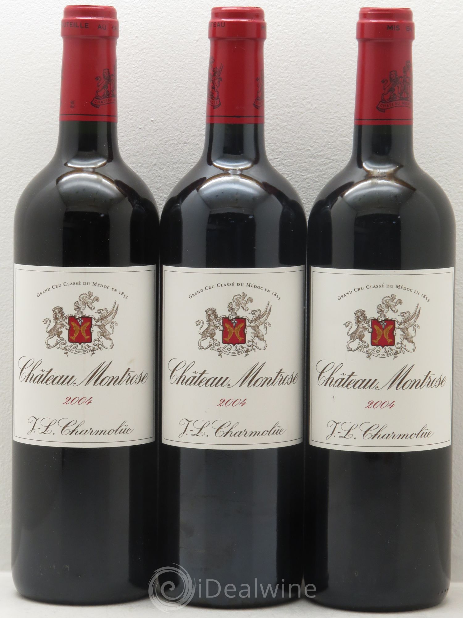 Château Montrose 2ème Grand Cru Classé 2004 - Lot de 3 bouteilles - 0