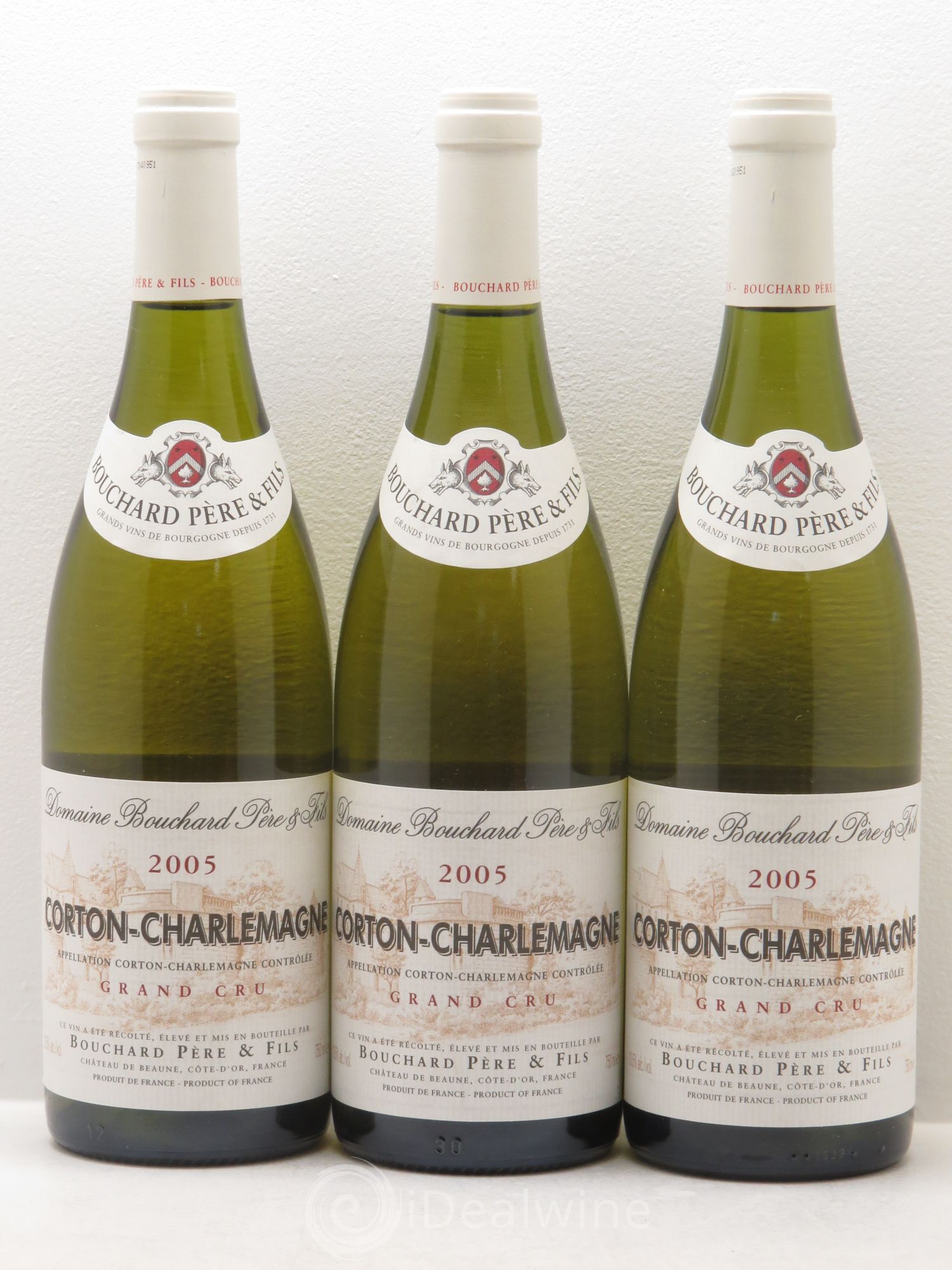 Corton-Charlemagne Grand Cru Bouchard Père & Fils 2005 - Lot de 3 bouteilles - 0