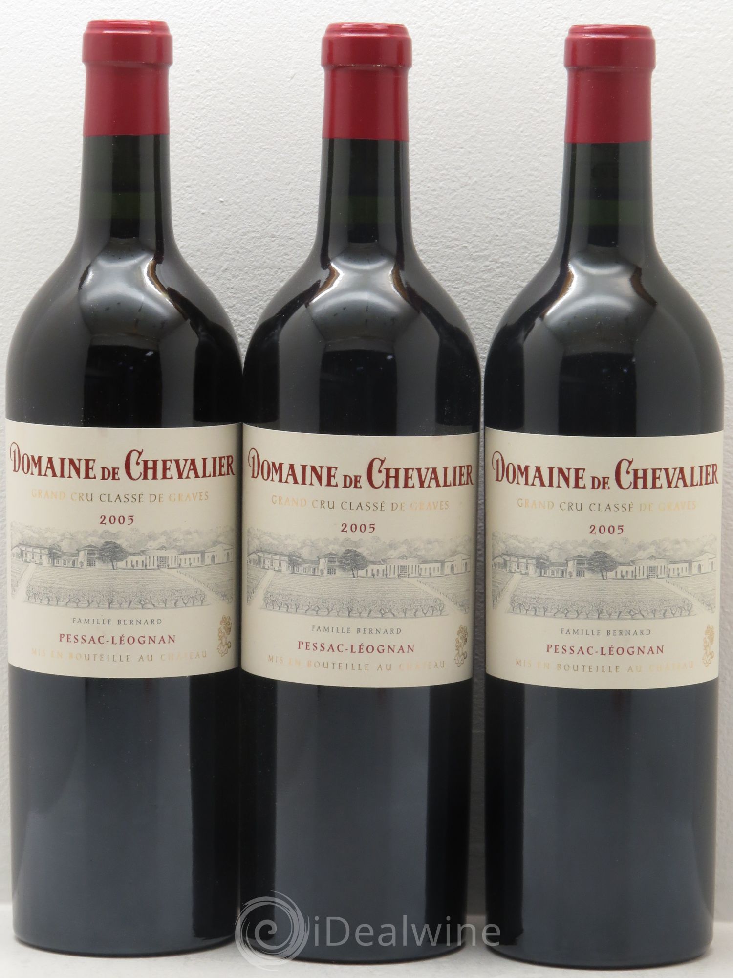 Domaine de Chevalier Cru Classé de Graves 2005 - Lot de 3 bouteilles - 0