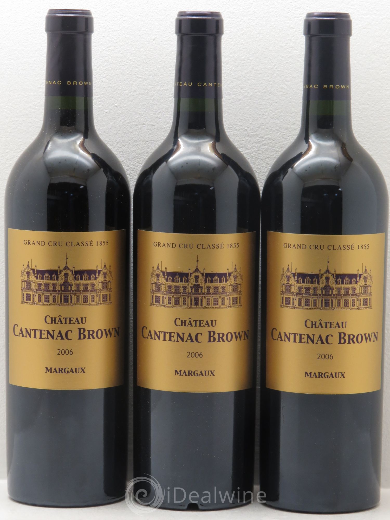 Château Cantenac Brown 3ème Grand Cru Classé 2006 - Lot de 3 bouteilles - 0