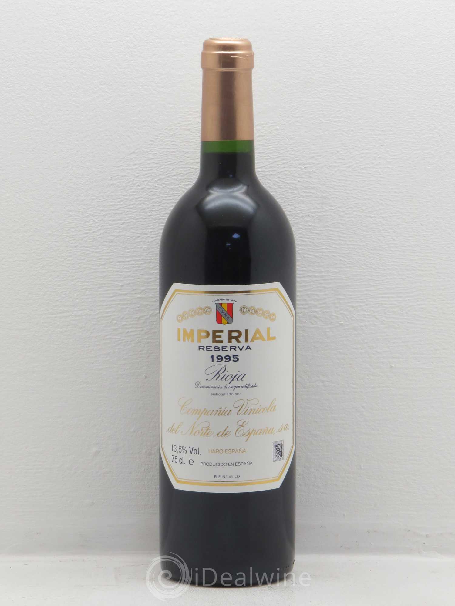 Rioja DOCA IMPERIAL Reserva Bodegas Cvne 1995 - Lotto di 1 bottiglia - 0