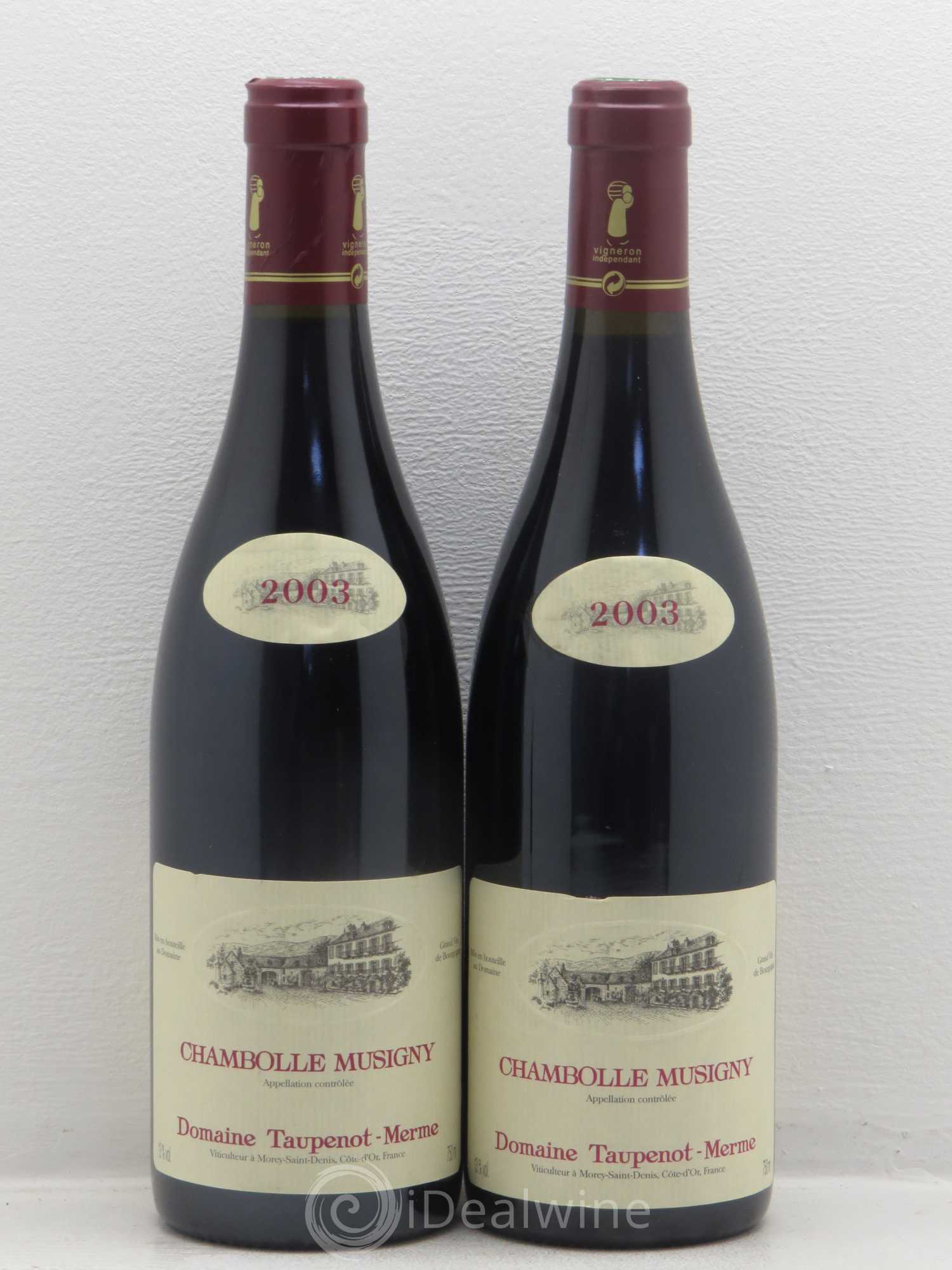 Chambolle-Musigny 2003 - Posten von 2 Flaschen - 0