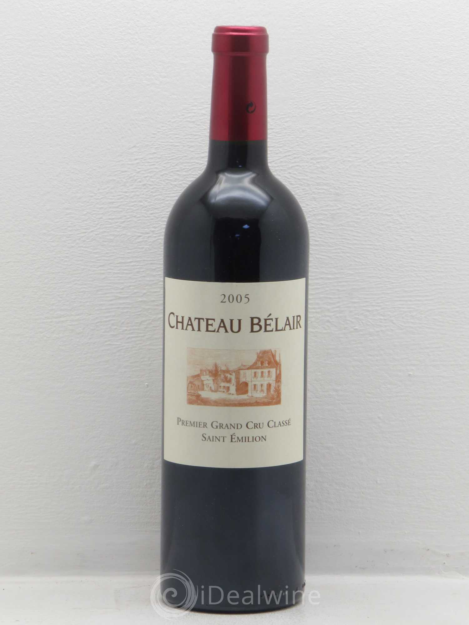 Château Belair (Belair-Monange) 1er Grand Cru Classé B 2005 - Lot de 1 bouteille - 0