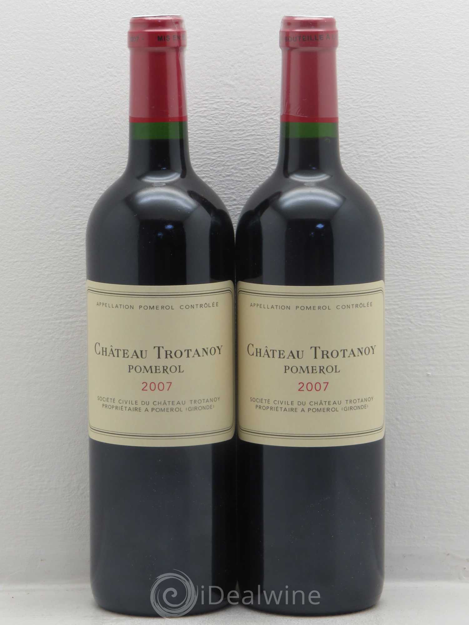 Château Trotanoy 2007 - Lot de 2 bouteilles - 0