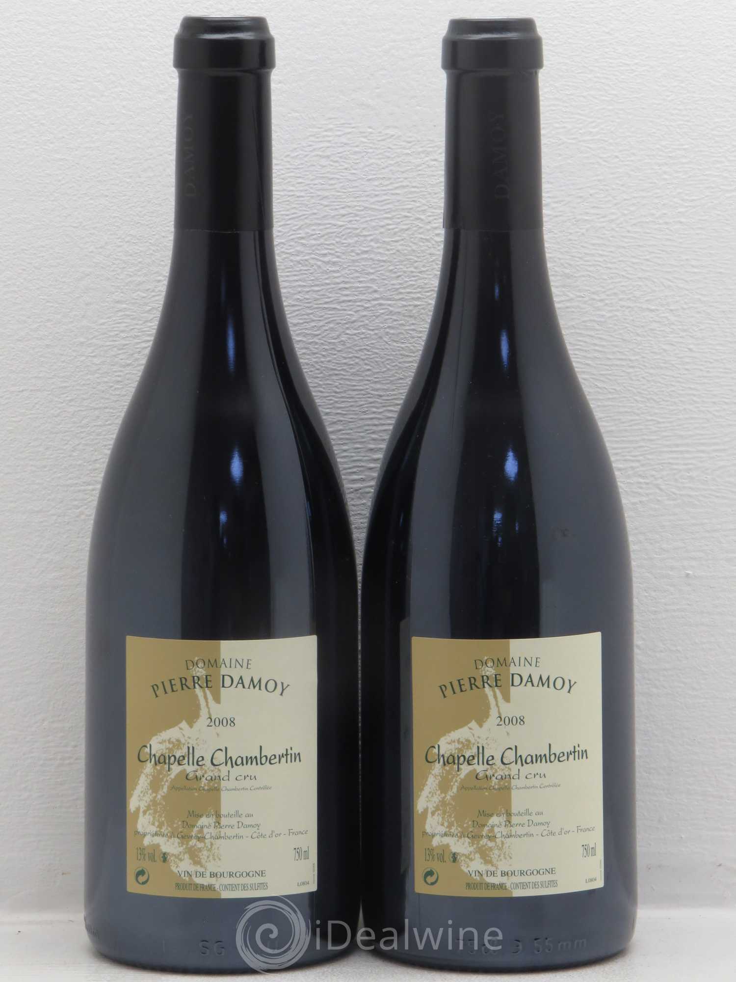 Chapelle-Chambertin Grand Cru Pierre Damoy 2008 - Lot de 2 bouteilles - 0