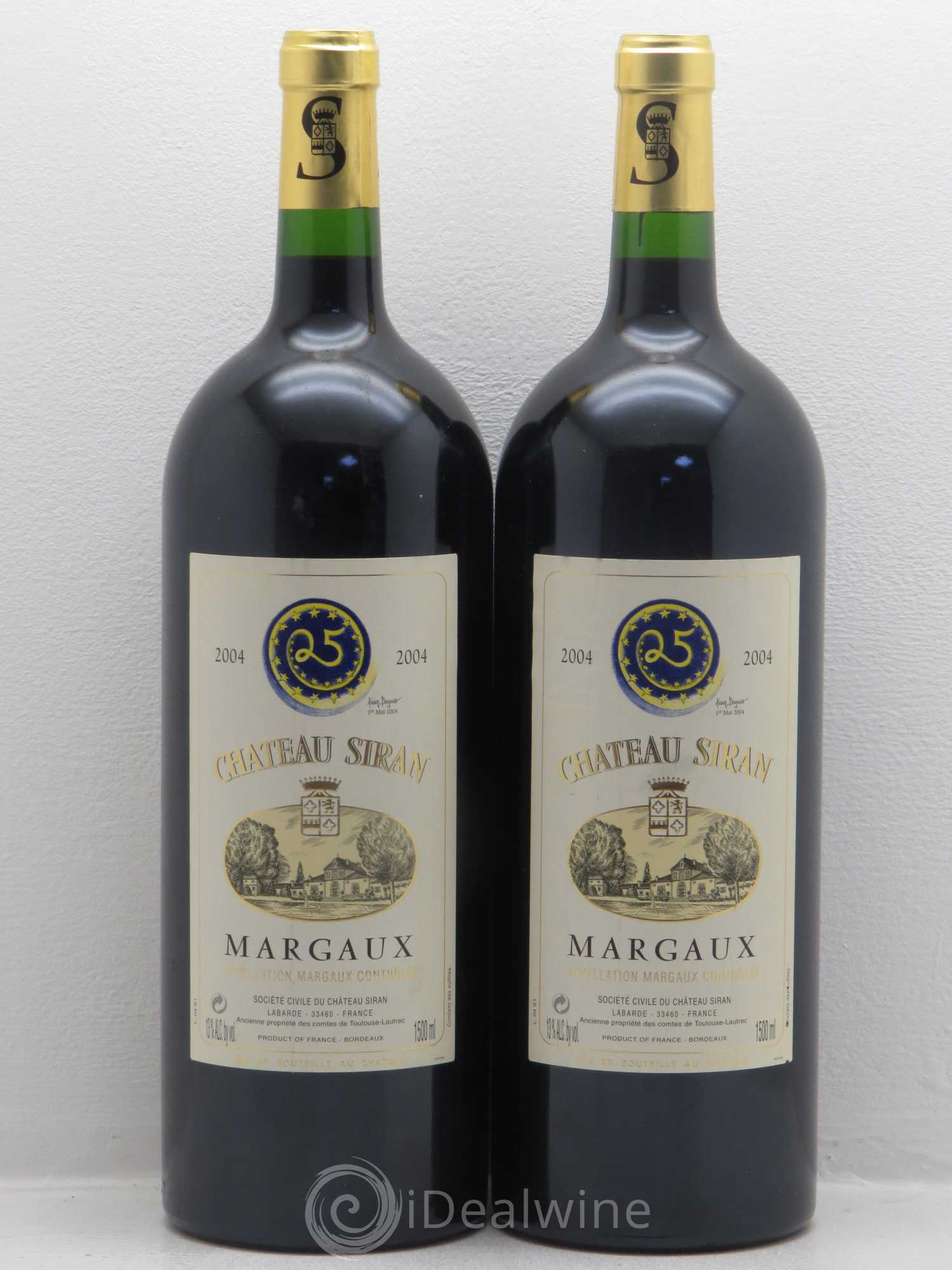 Château Siran 2004 - Lot de 2 magnums - 0