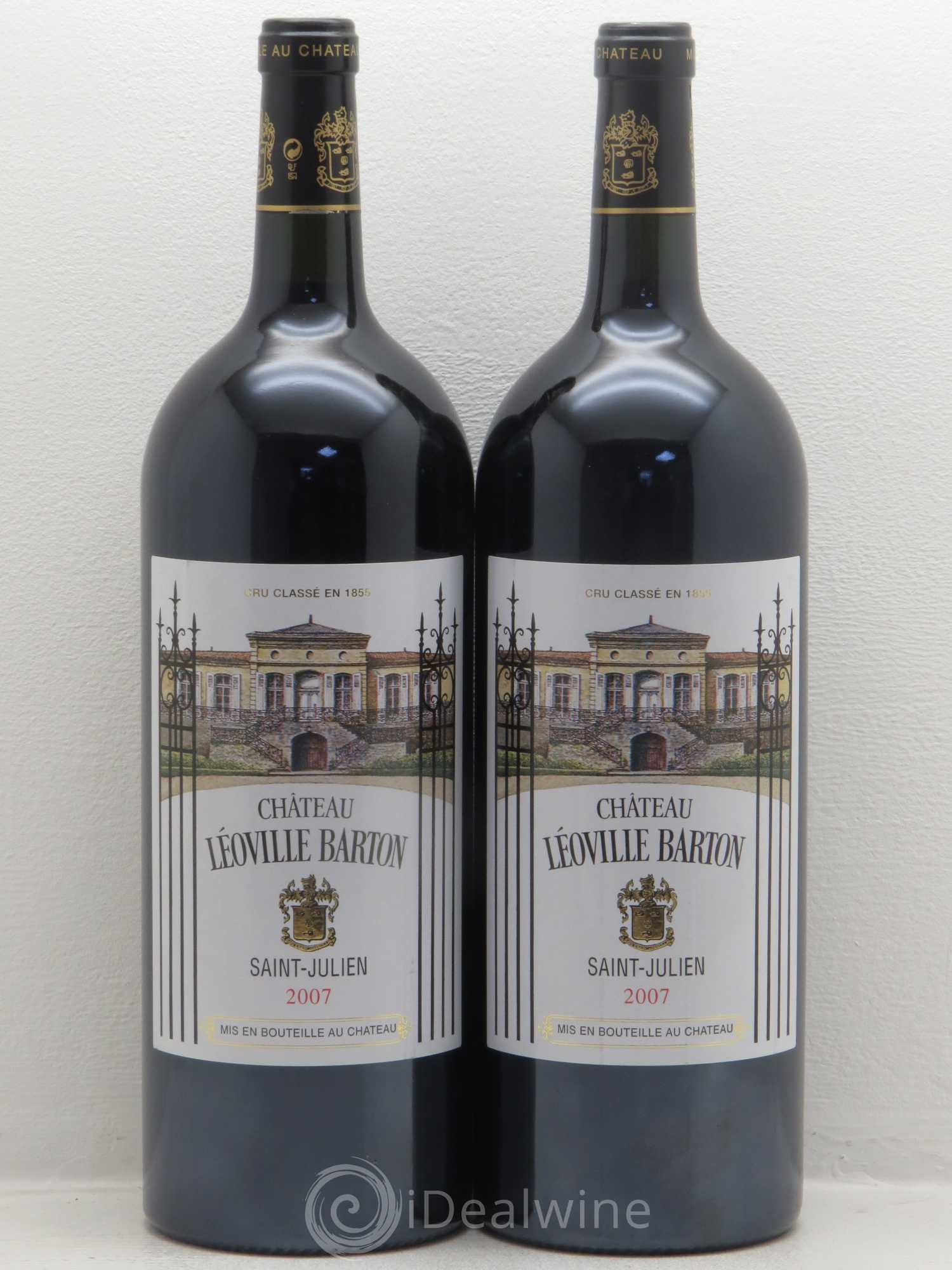 Château Léoville Barton 2ème Grand Cru Classé 2007 - Lot de 2 magnums - 0