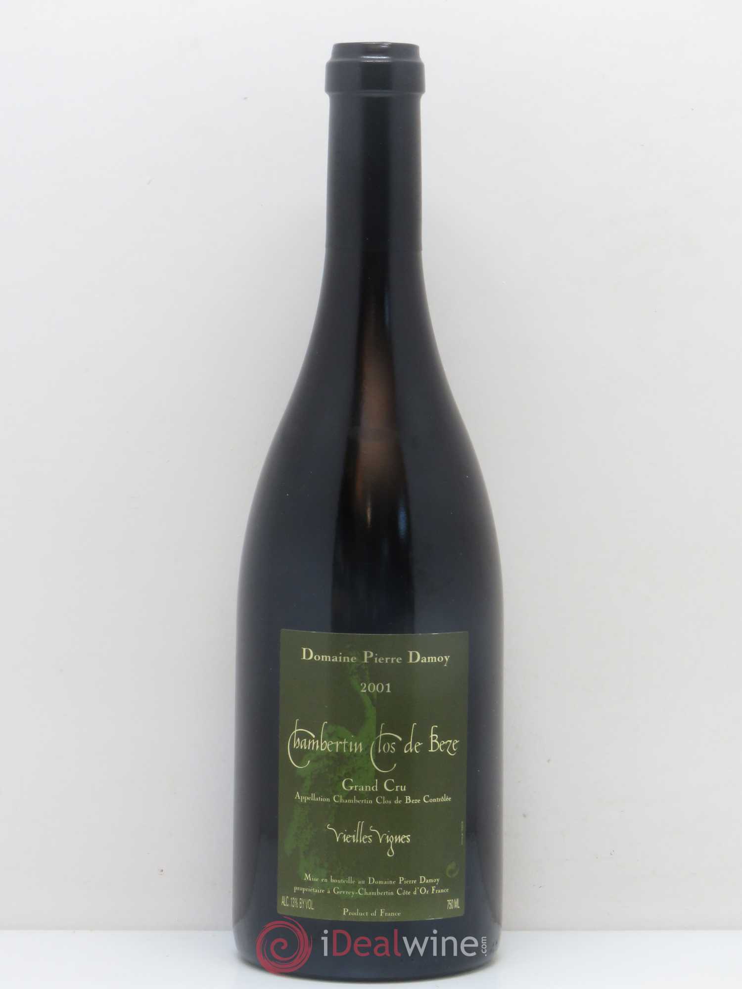 Chambertin Clos de Bèze Grand Cru Pierre Damoy 2001 - Lot de 1 bouteille - 0