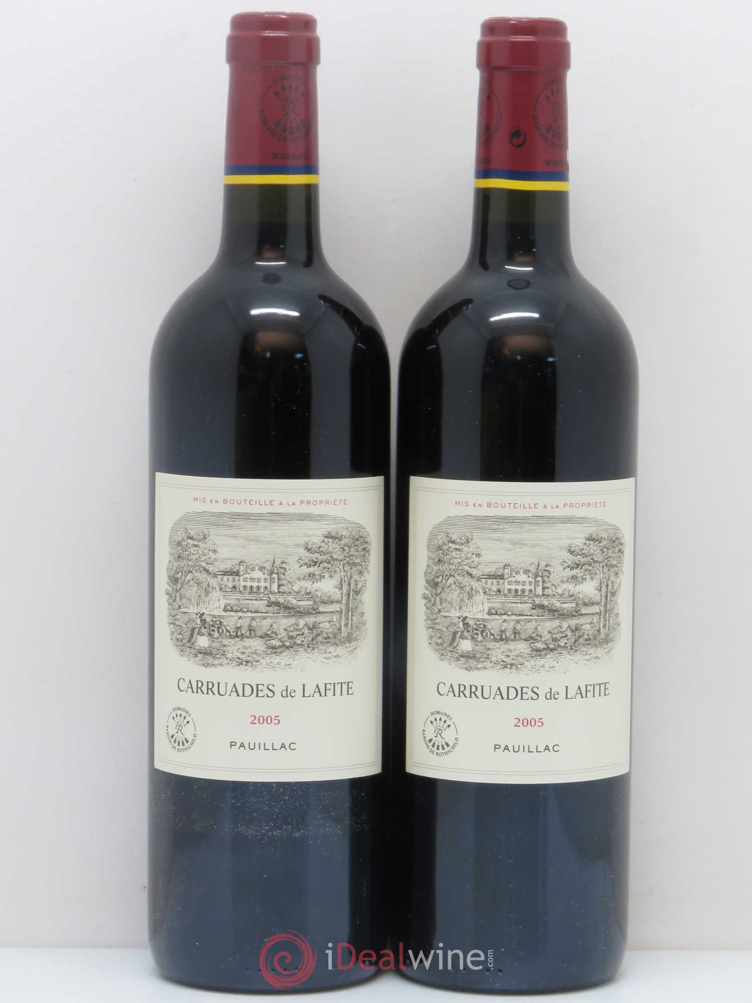Carruades de Lafite Rothschild Second Vin 2005 - Lot de 2 bouteilles - 0