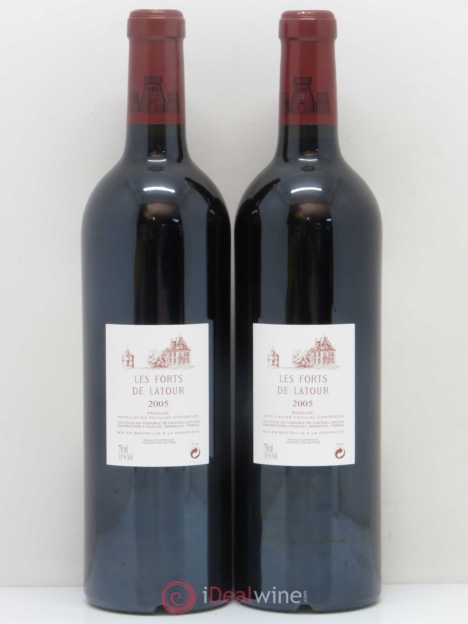 Les Forts de Latour Second Vin 2005 - Lot de 2 bouteilles - 1