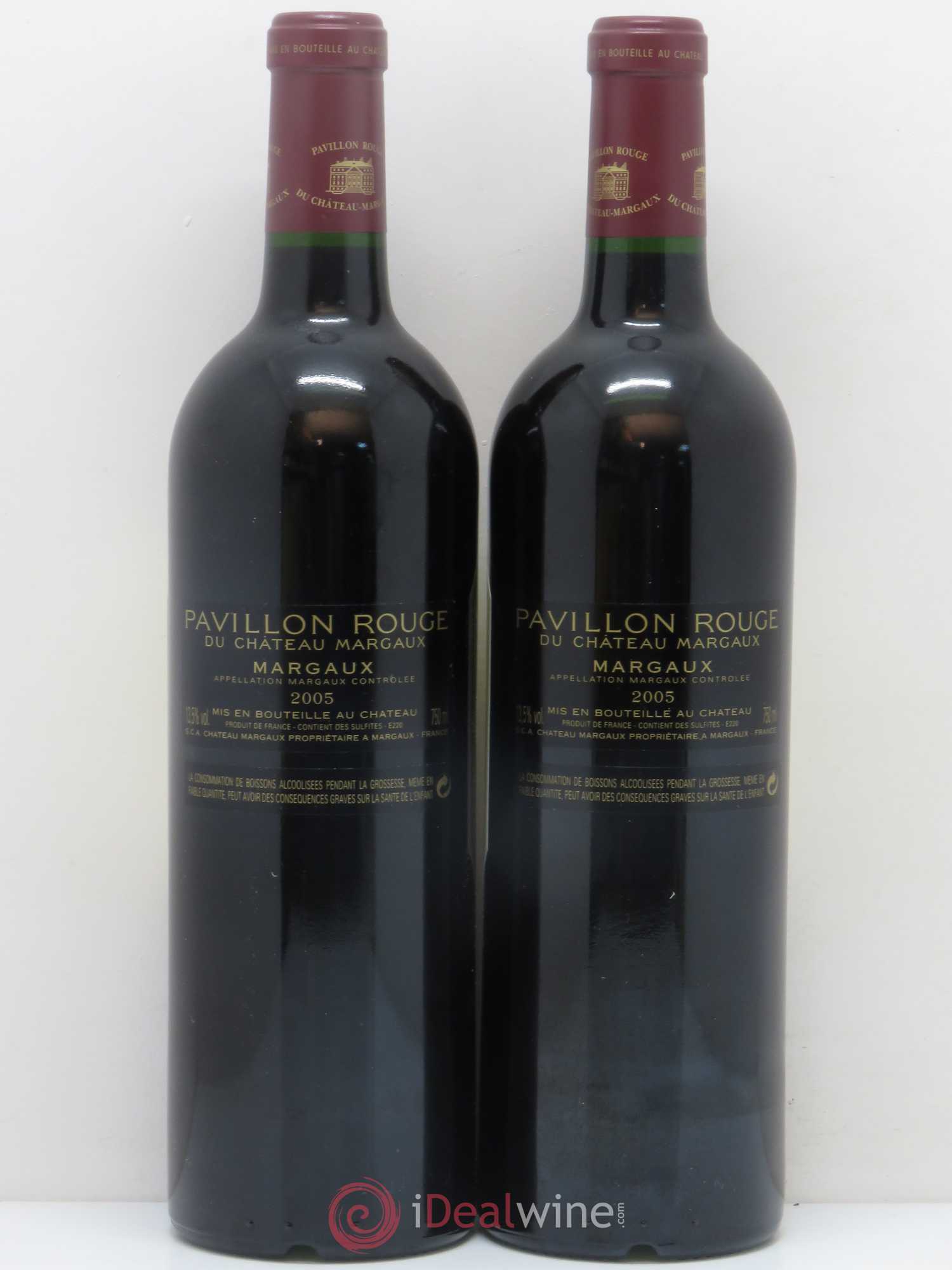 Pavillon Rouge du Château Margaux Second Vin 2005 - Lot de 2 bouteilles - 1