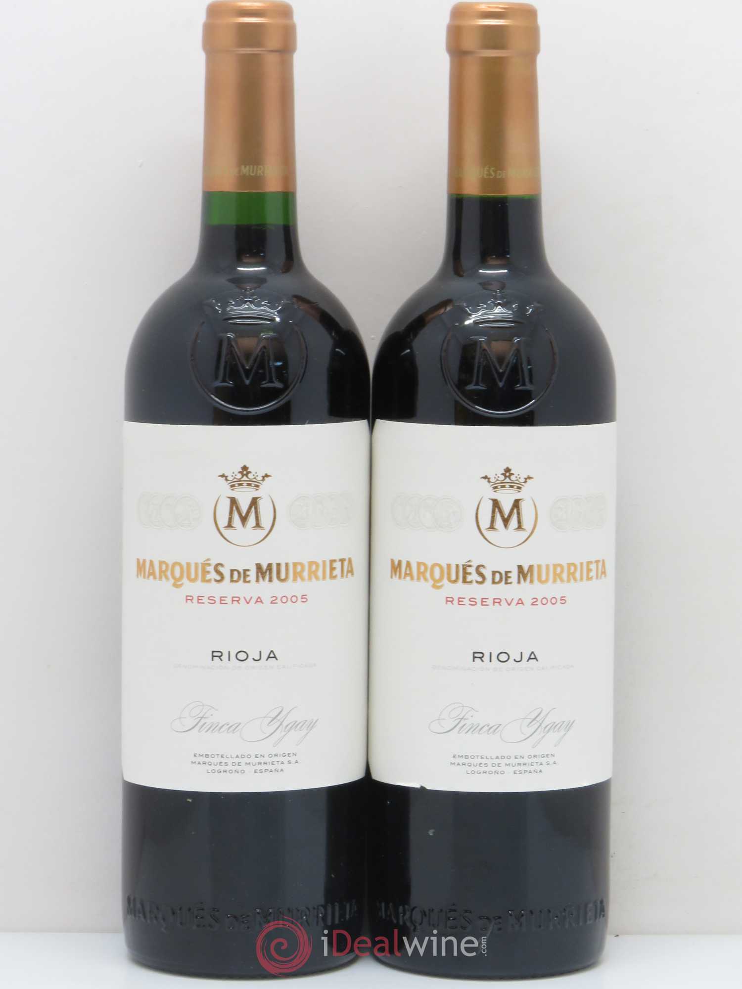 Rioja DOCA Reserva Marqués de Murrieta 2005 - Lot de 2 bouteilles - 0