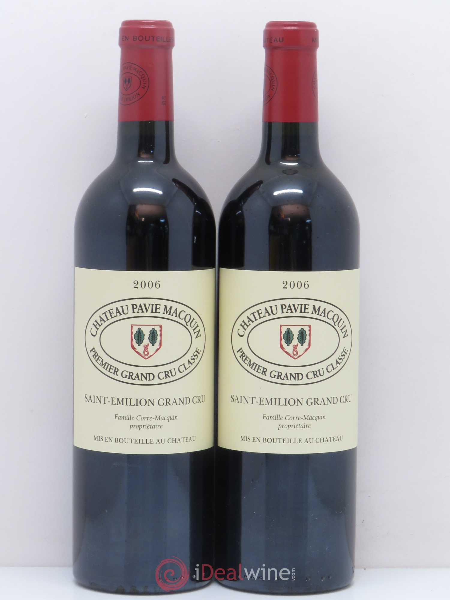 Château Pavie Macquin 1er Grand Cru Classé B 2006 - Lot de 2 bouteilles - 0