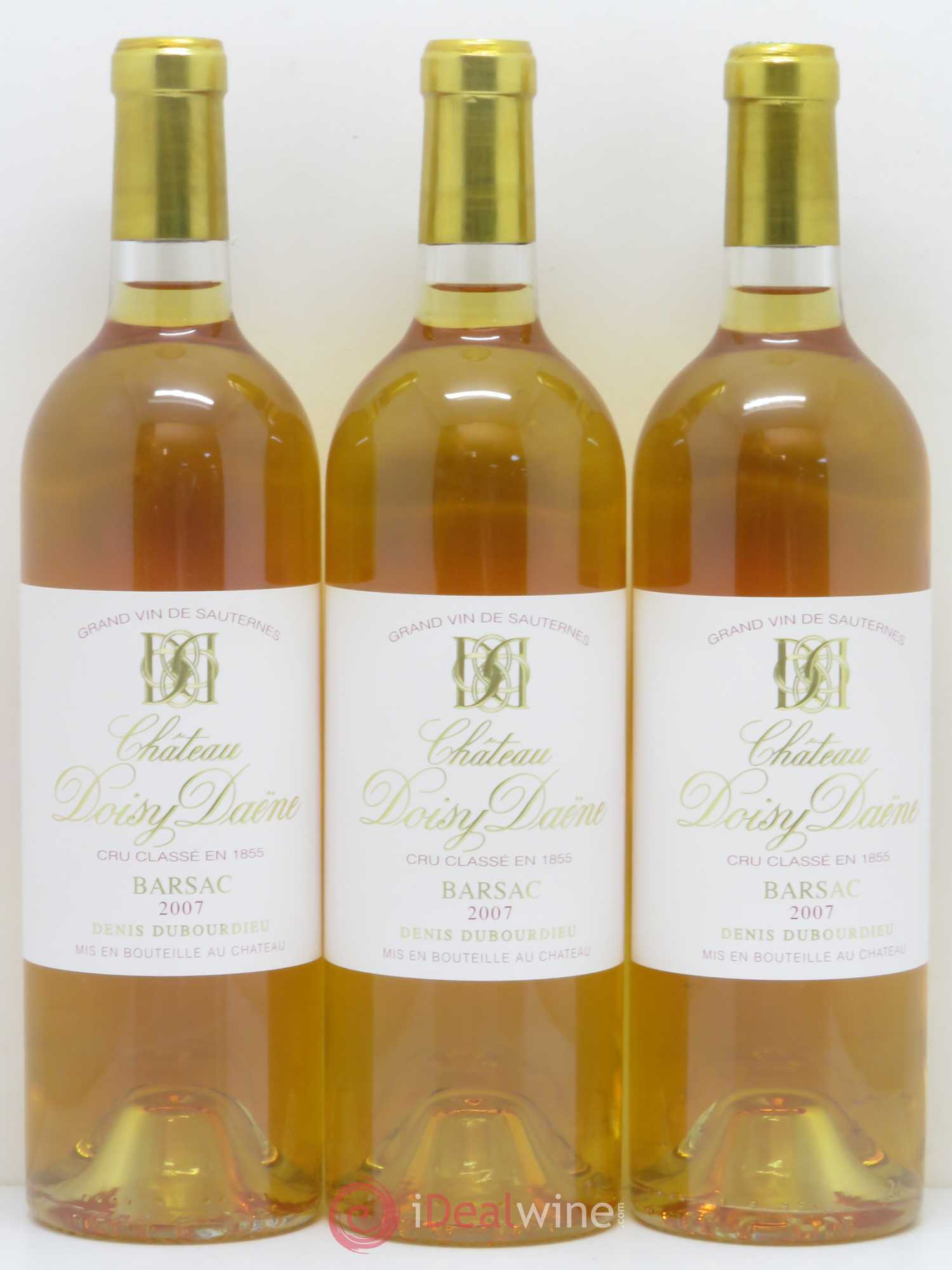 Château Doisy Daëne 2ème Grand Cru Classé 2007 - Lotto di 3 bottiglie - 0