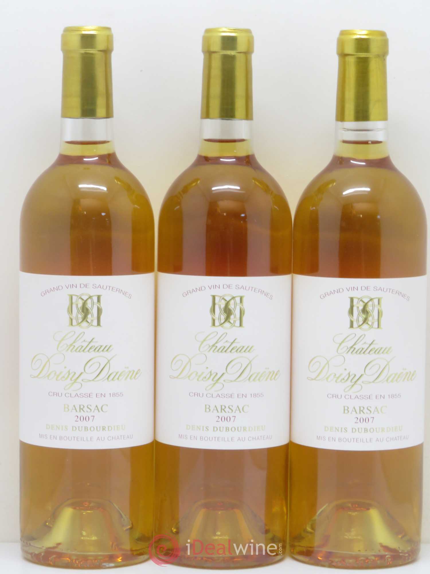 Château Doisy Daëne 2ème Grand Cru Classé 2007 - Lotto di 3 bottiglie - 0