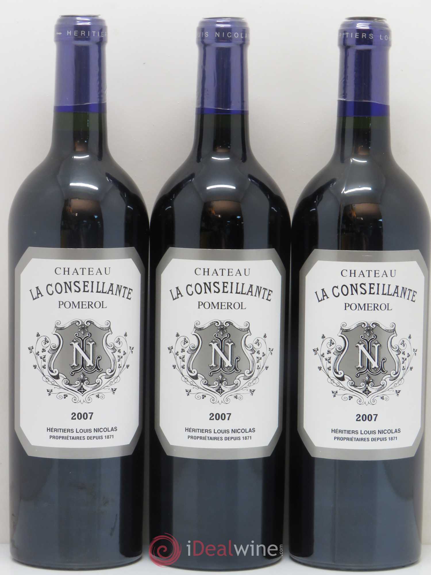 Château la Conseillante 2007 - Lot de 3 bouteilles - 0