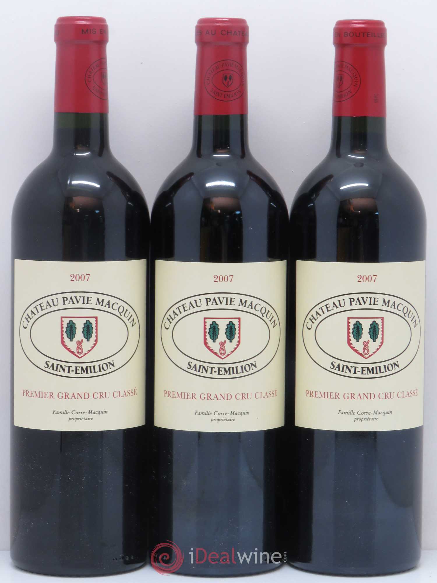 Château Pavie Macquin 1er Grand Cru Classé B 2007 - Lot de 6 bouteilles - 1