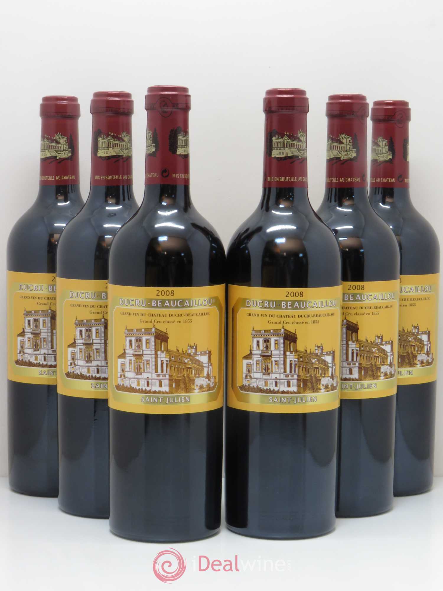 Château Ducru Beaucaillou 2ème Grand Cru Classé 2008 - Lot de 6 bouteilles - 0