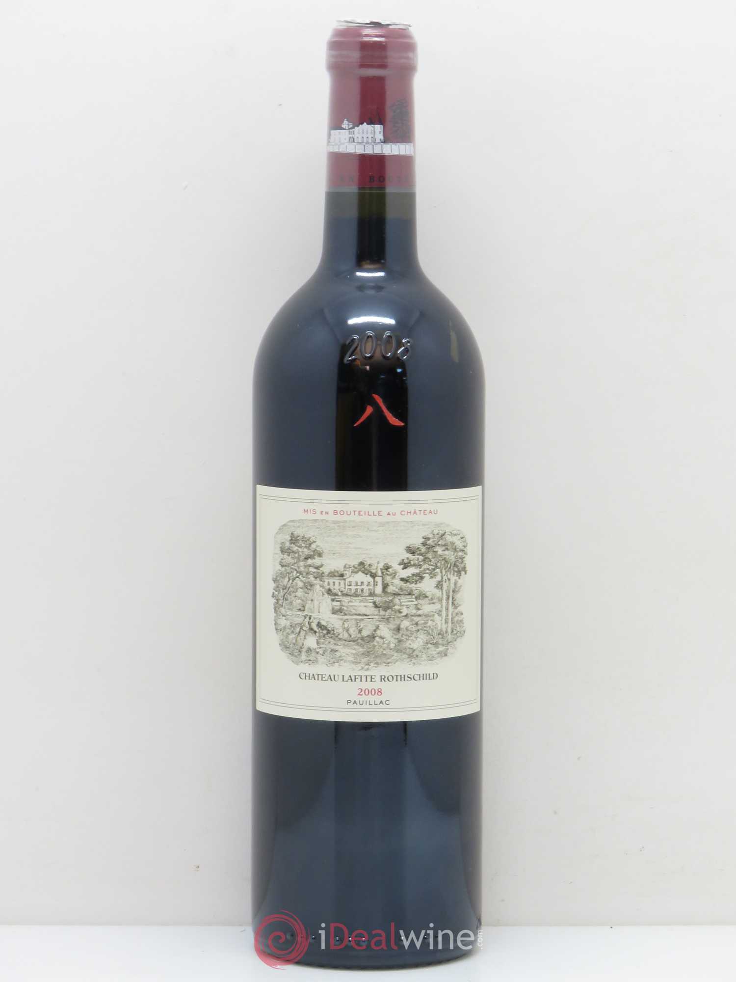 Château Lafite Rothschild 1er Grand Cru Classé 2008 - Lot de 1 bouteille - 0