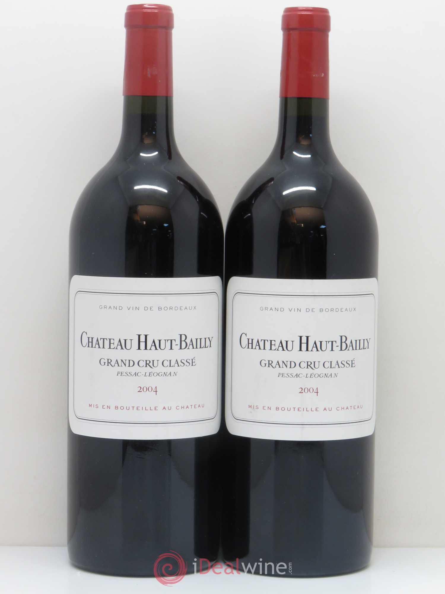 Château Haut-Bailly Cru Classé de Graves 2004 - Lot de 2 magnums - 0