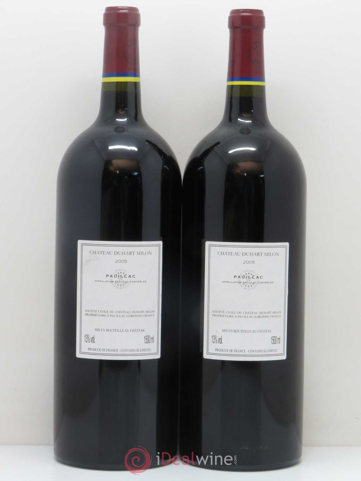 Château Duhart-Milon 4ème Grand Cru Classé 2005 - Lot de 2 magnums - 1