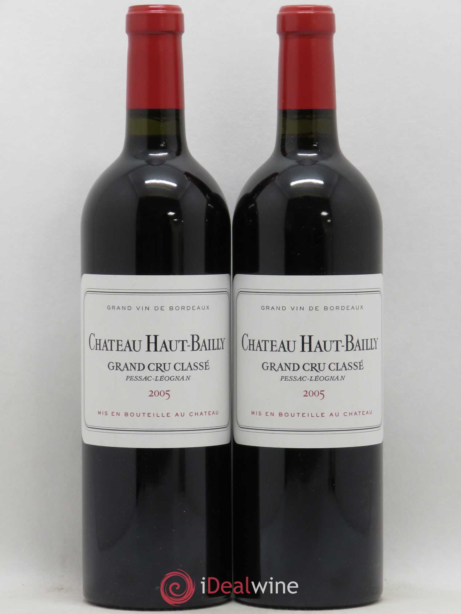 Château Haut-Bailly Cru Classé de Graves 2005 - Lot de 2 bouteilles - 0