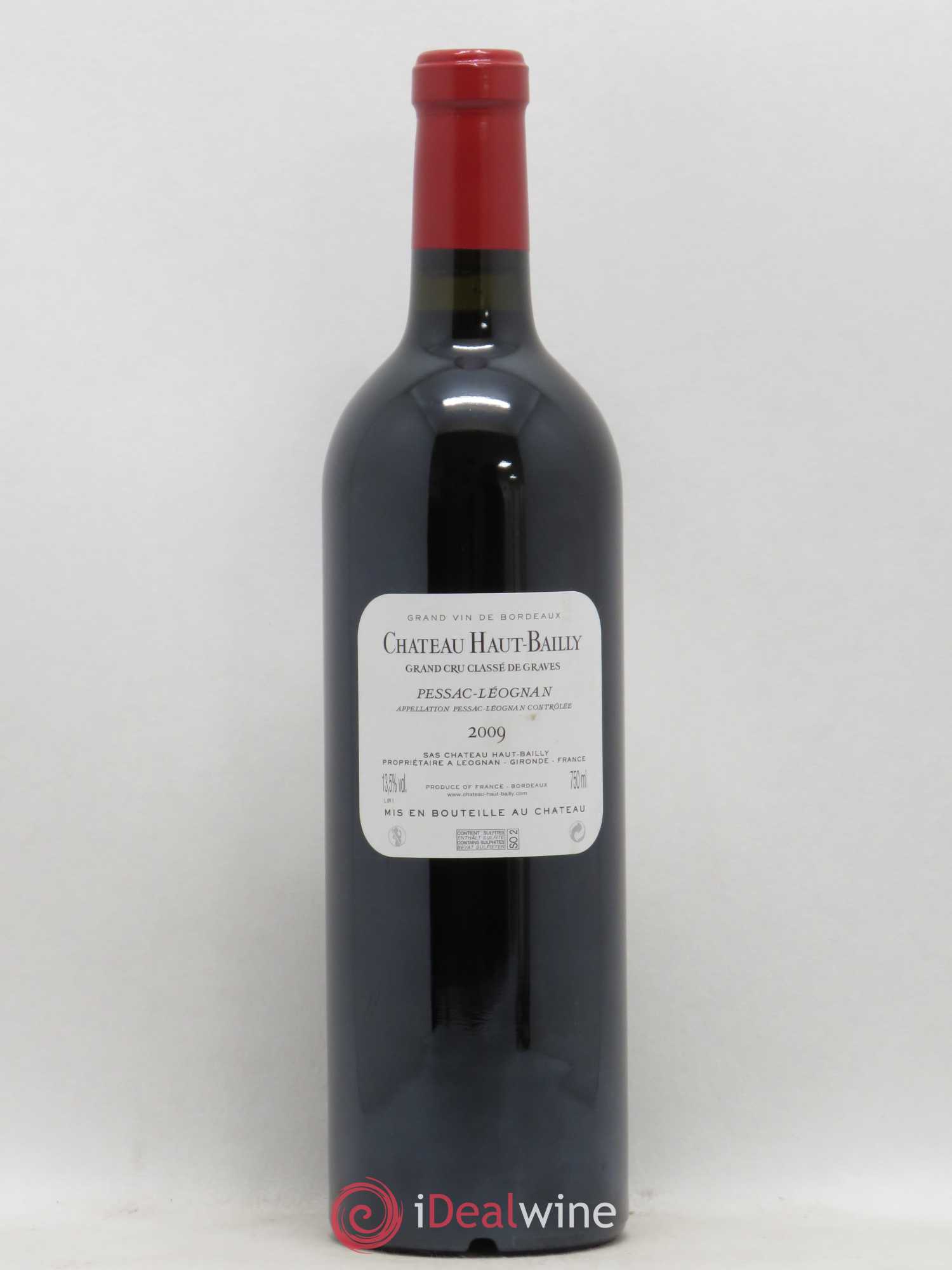 Château Haut-Bailly Cru Classé de Graves 2009 - Lot de 1 bouteille - 1