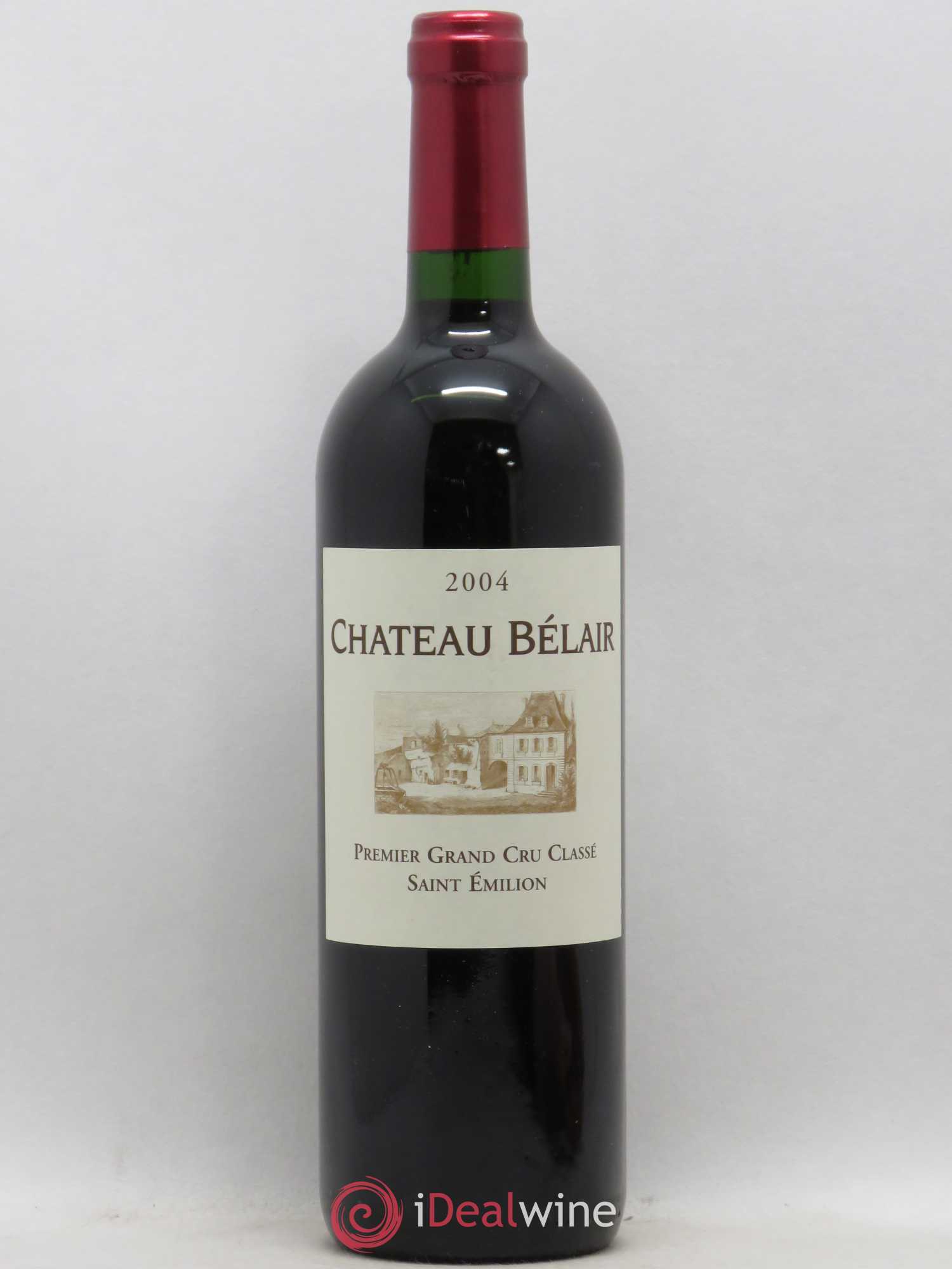 Château Belair (Belair-Monange) 1er Grand Cru Classé B 2004 - Lot de 1 bouteille - 0