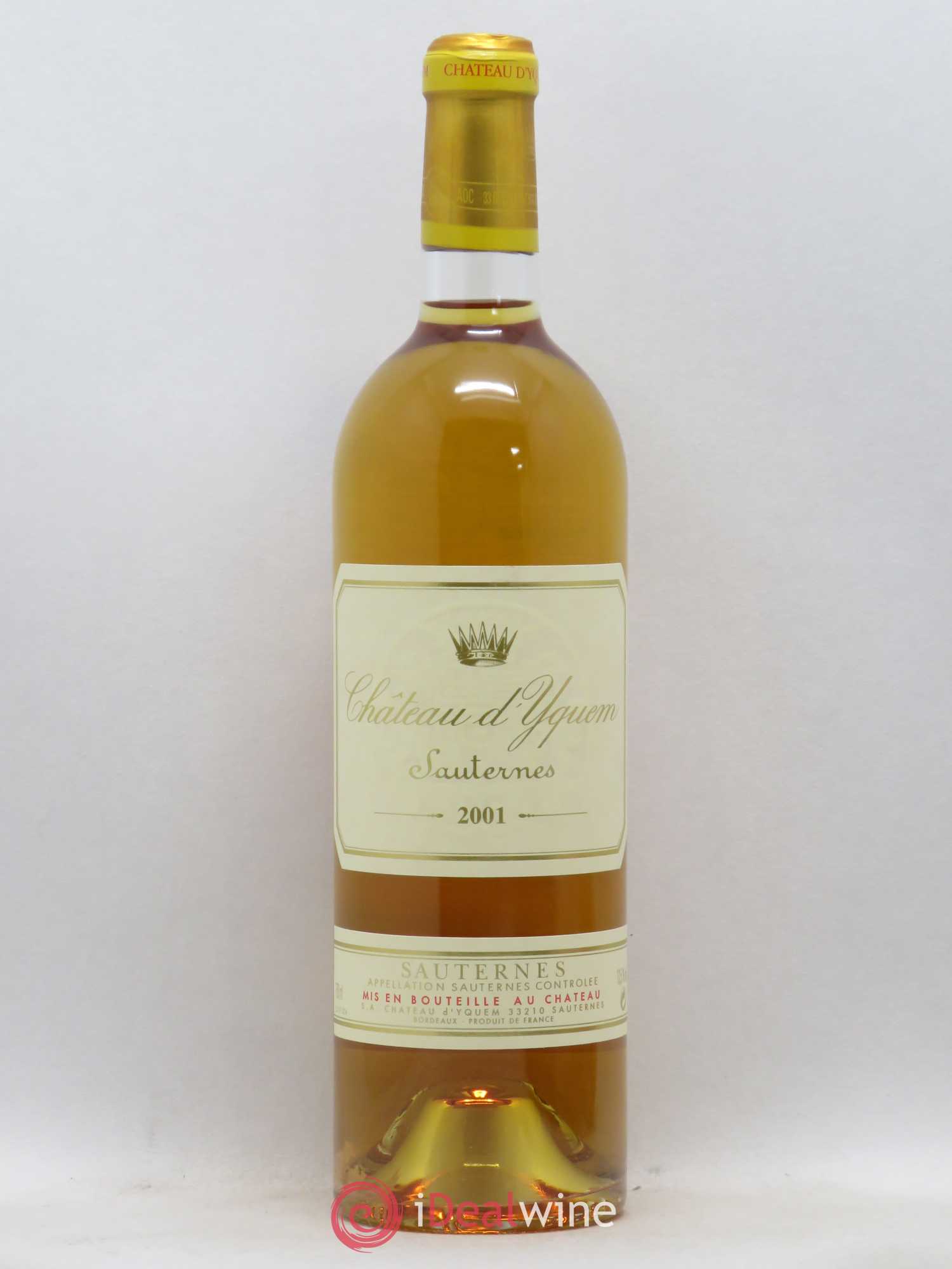 Château d' Yquem 1er Cru Classé Supérieur 2001 - Lotto di 1 bottiglia - 0