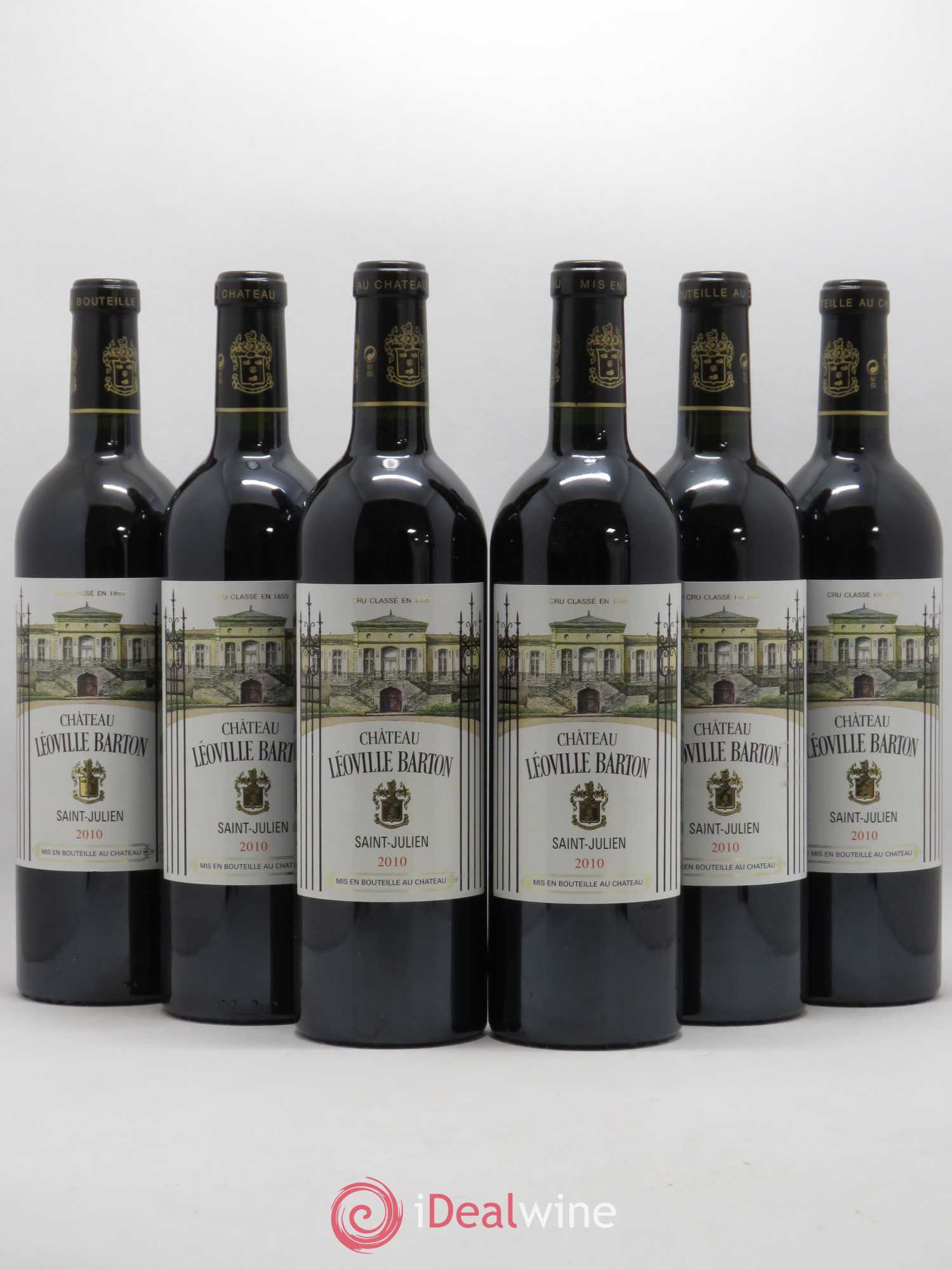 Château Léoville Barton 2ème Grand Cru Classé 2010 - Lot de 6 bouteilles - 0