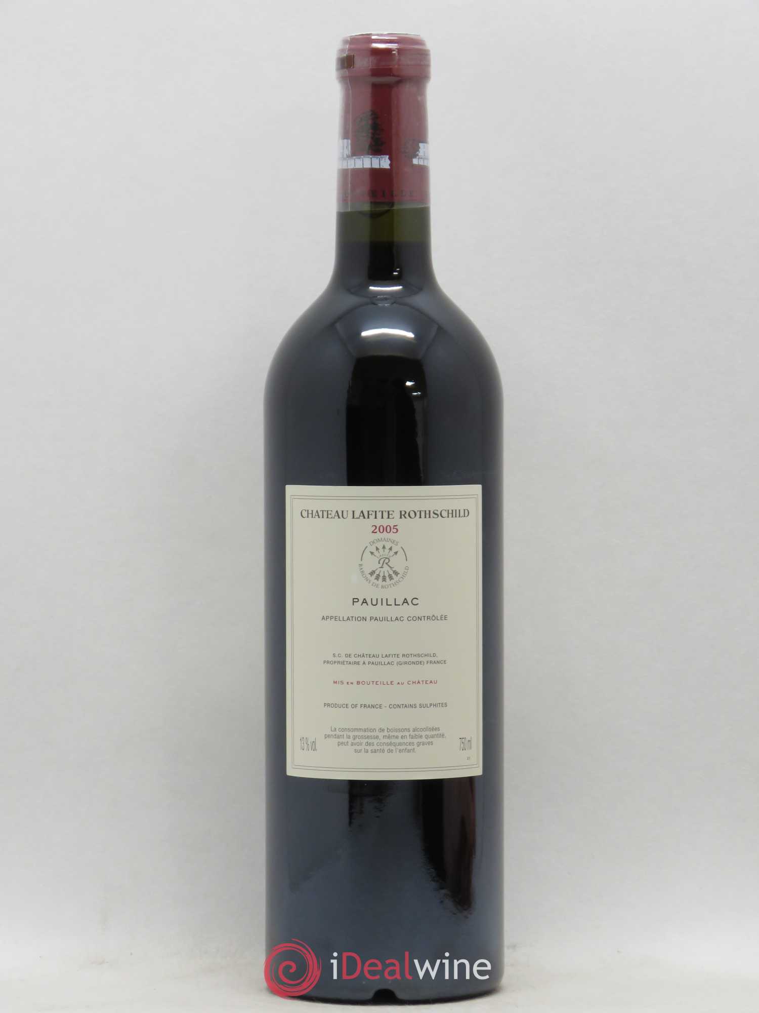 Château Lafite Rothschild 1er Grand Cru Classé 2005 - Lot de 1 bouteille - 1