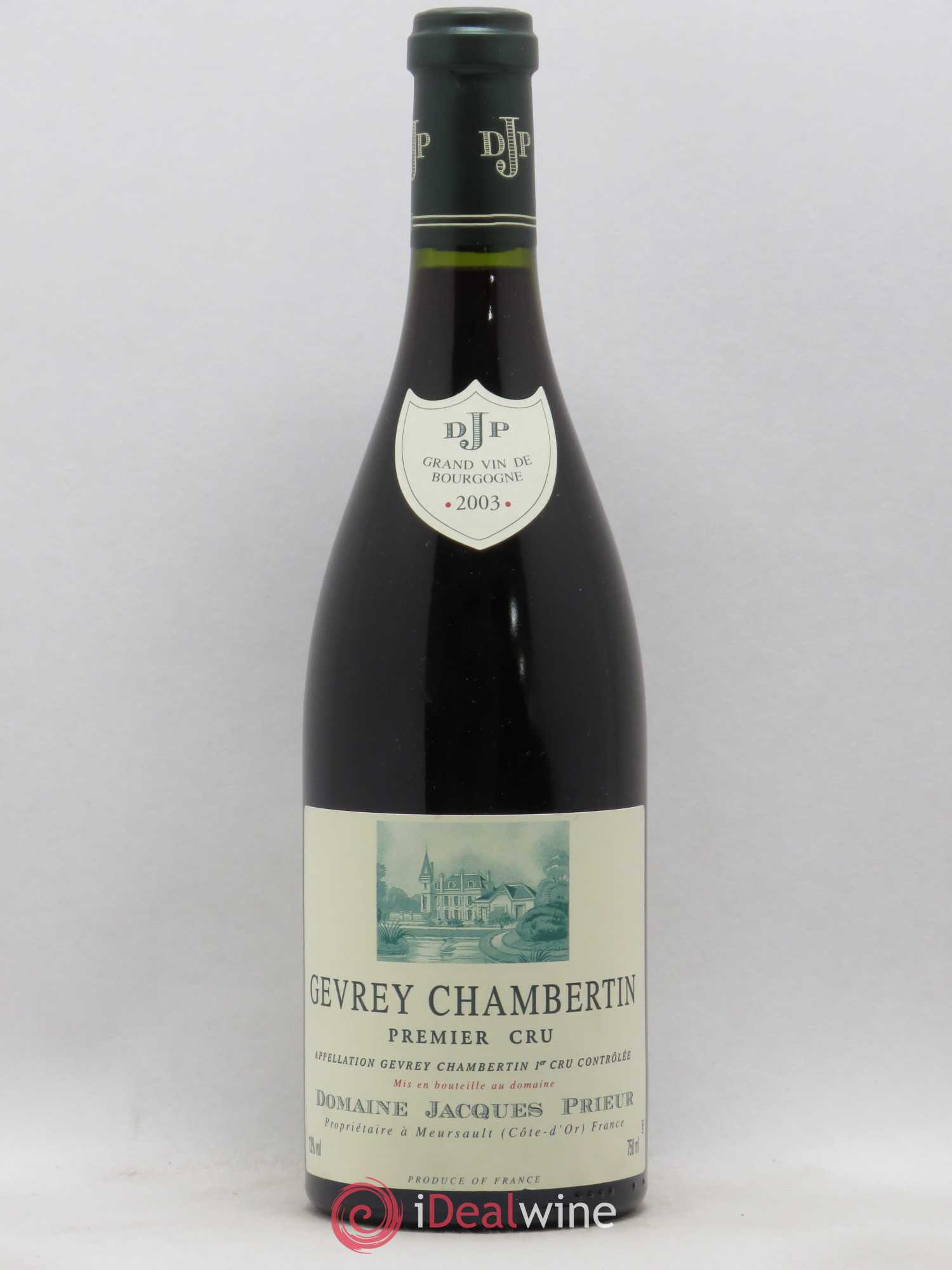 Gevrey-Chambertin 1er Cru Jacques Prieur 2003 - Lot de 1 bouteille - 0