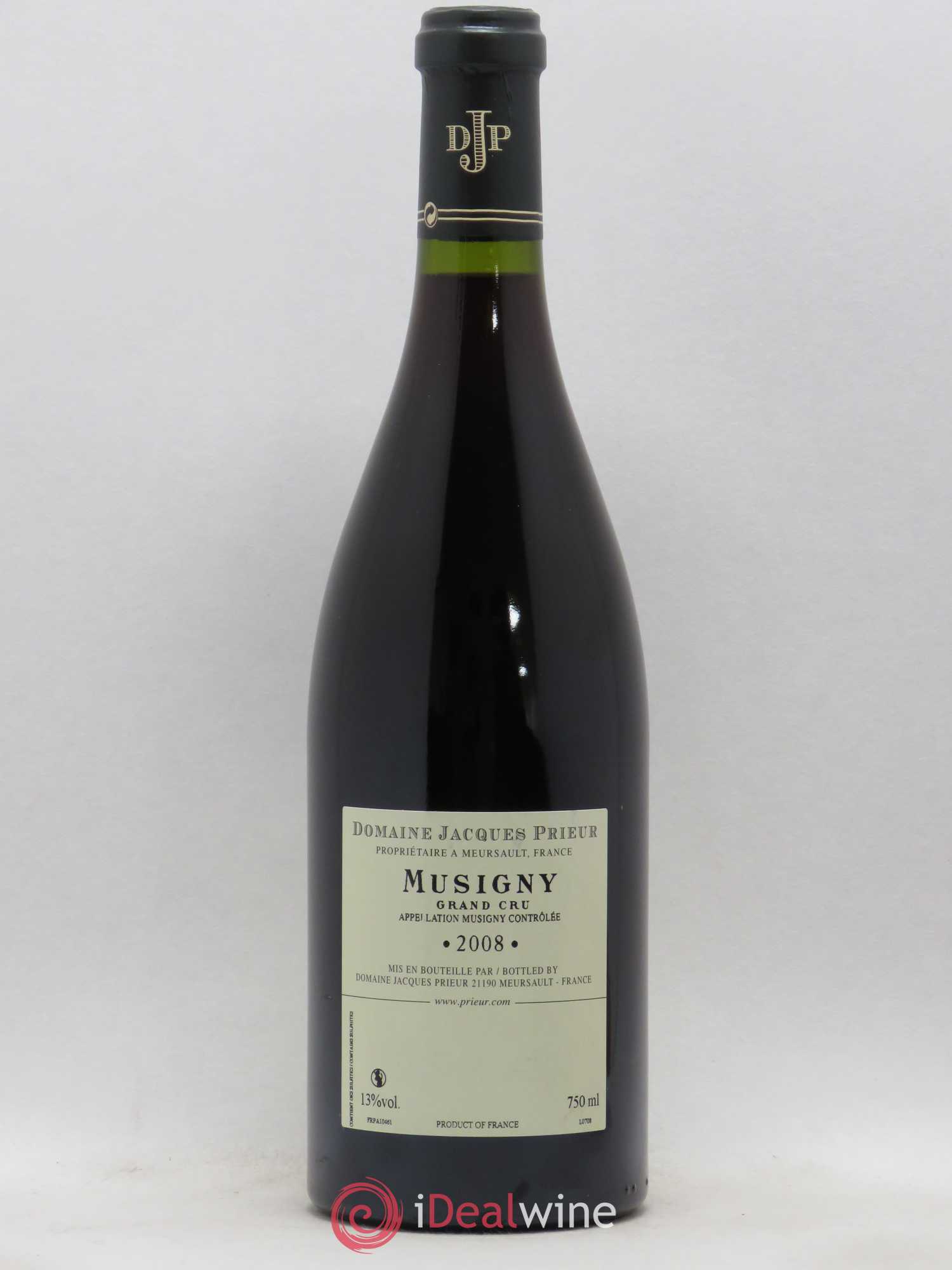 Musigny Grand Cru Jacques Prieur (Domaine) 2008 - Lot de 1 bouteille - 1