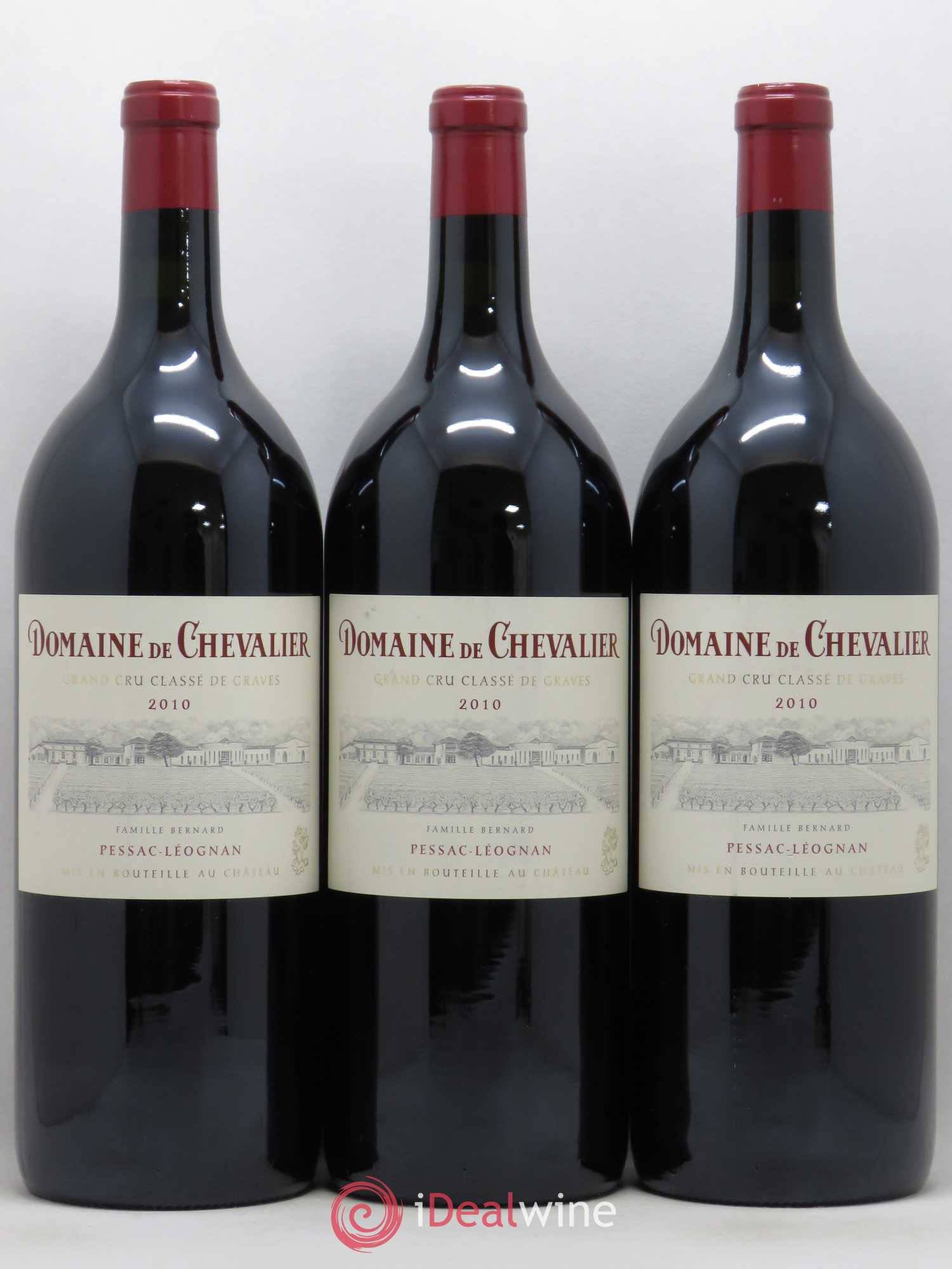 Domaine de Chevalier Cru Classé de Graves 2010 - Lot de 3 magnums - 0