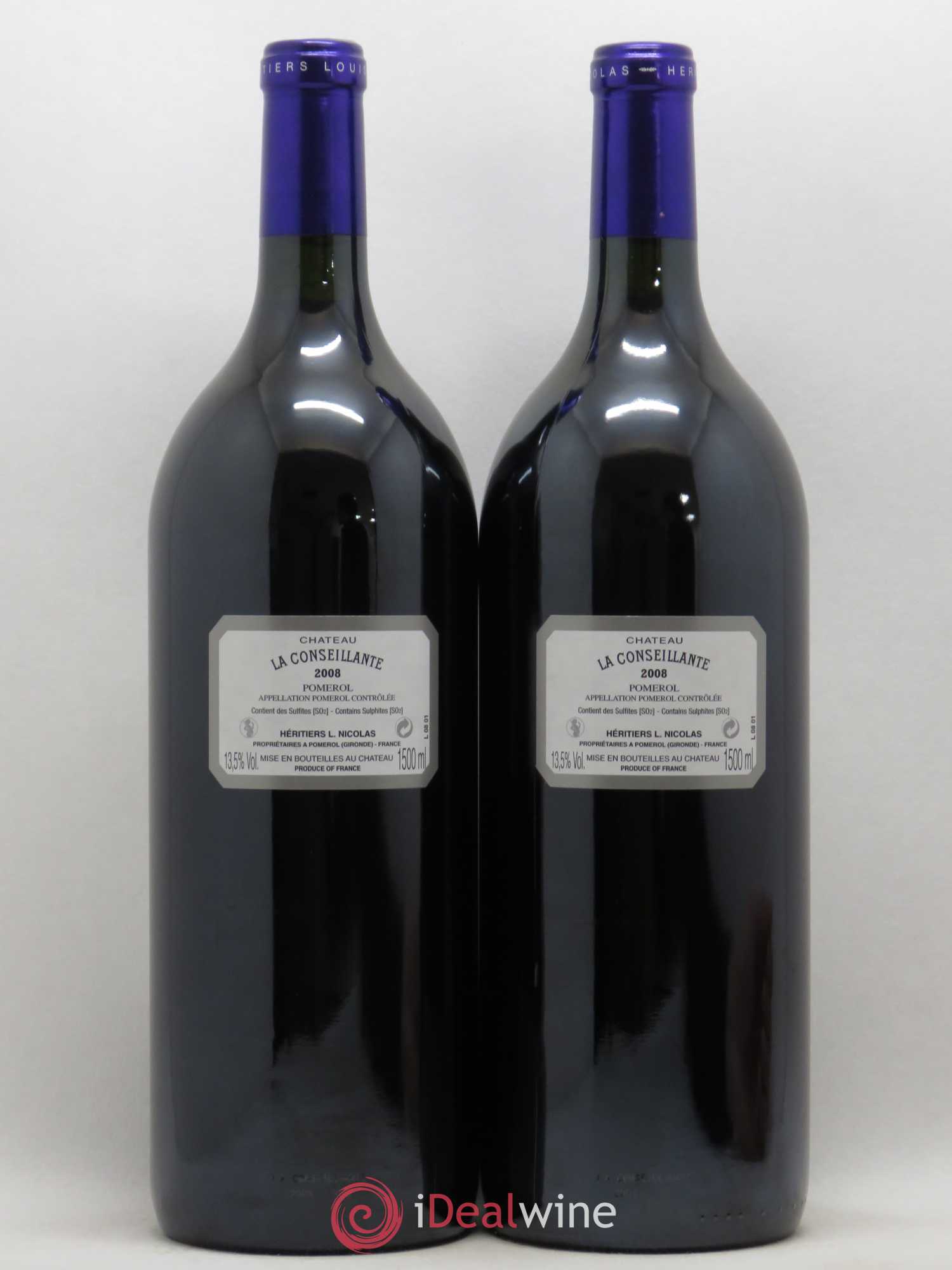 Château la Conseillante 2008 - Lot de 2 magnums - 1