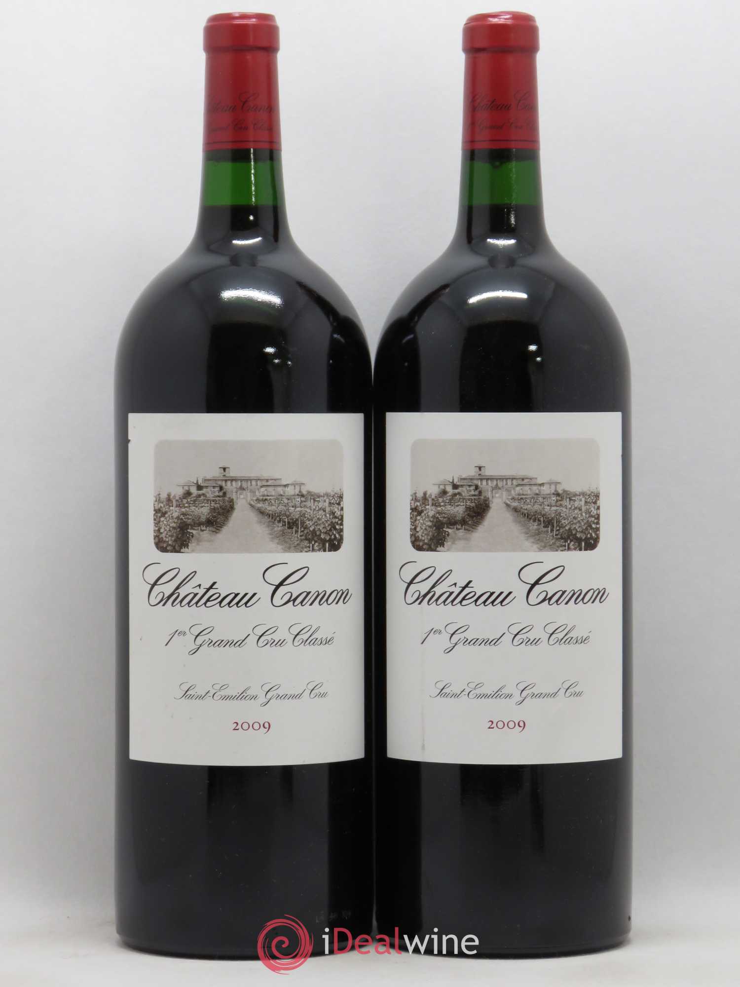 Château Canon 1er Grand Cru Classé B 2009 - Lot de 2 magnums - 0