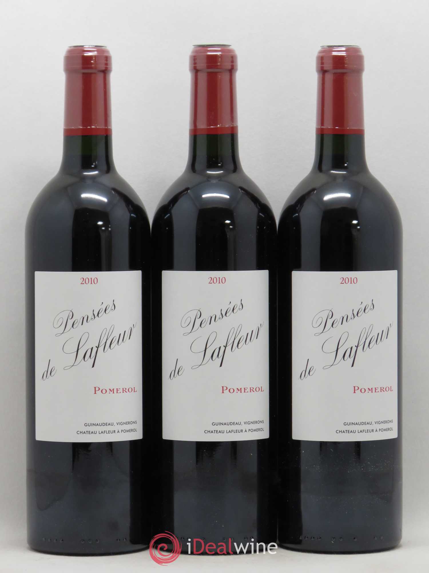 Pensées de Lafleur Second Vin 2010 - Lot de 3 bouteilles - 0