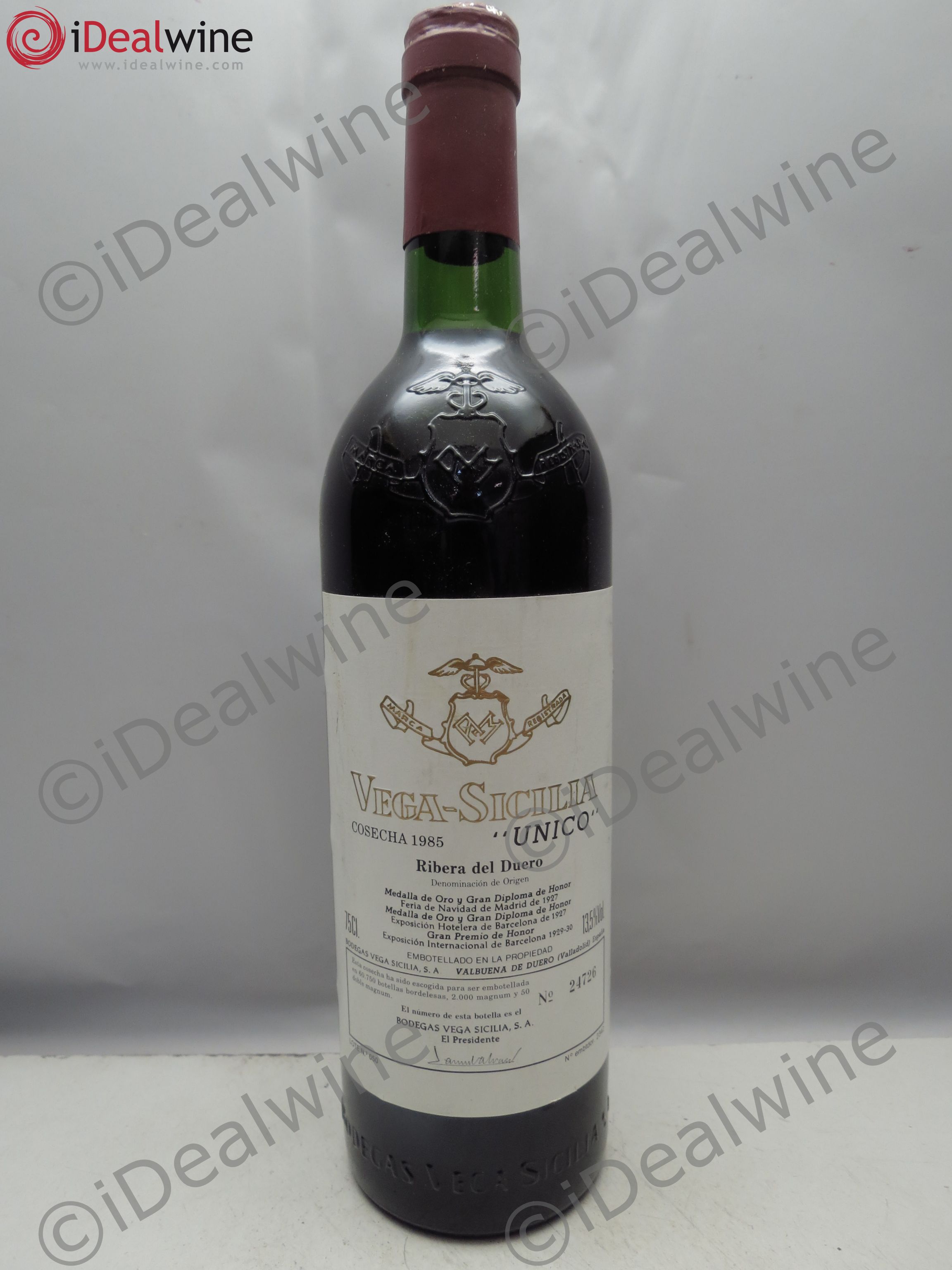 Ribera Del Duero DO Vega Sicilia Unico Famille Alvarez 1985 - Lot de 1 bouteille - 0