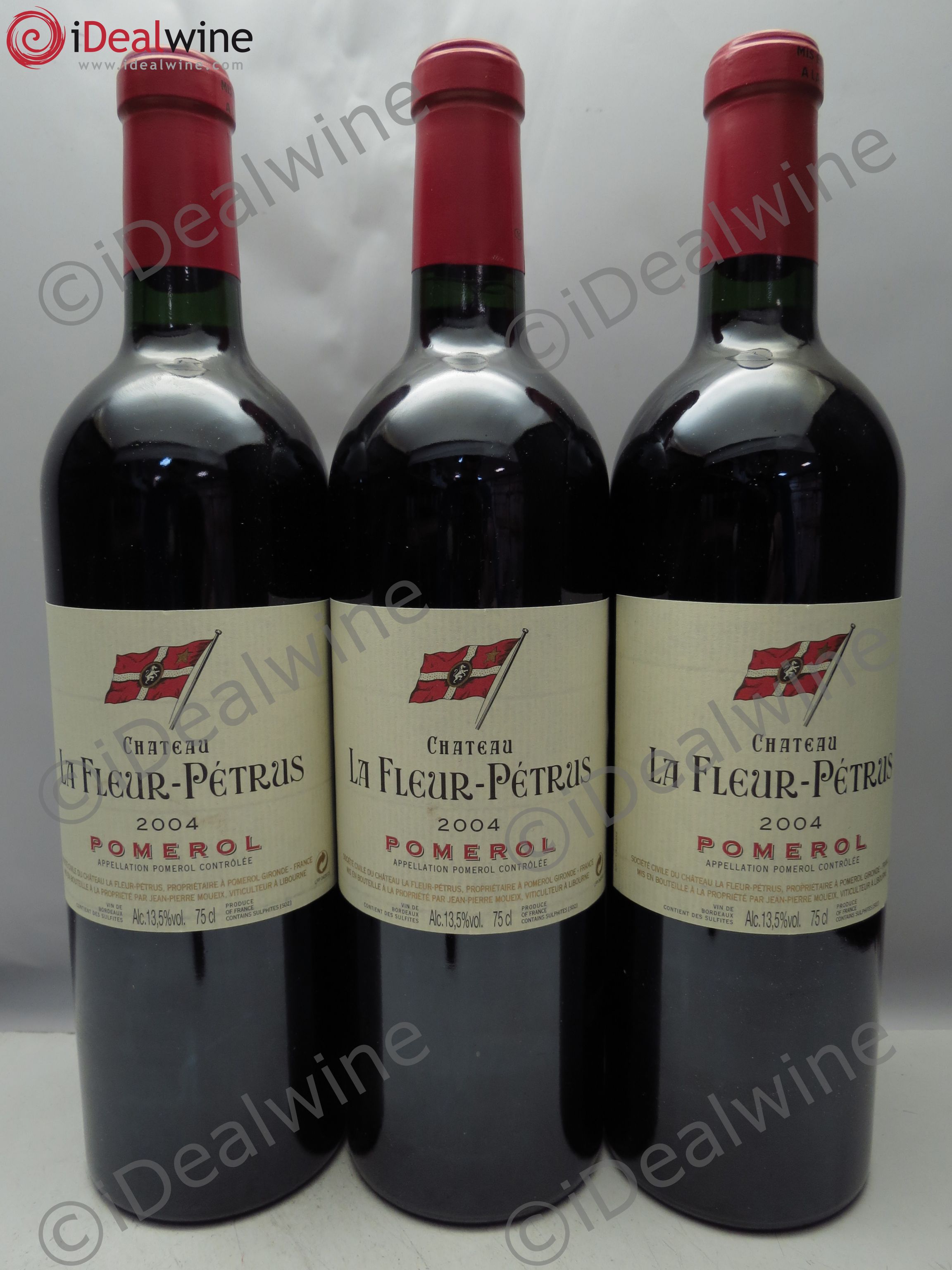 Château la Fleur Petrus 2004 - Lot de 3 bouteilles - 0