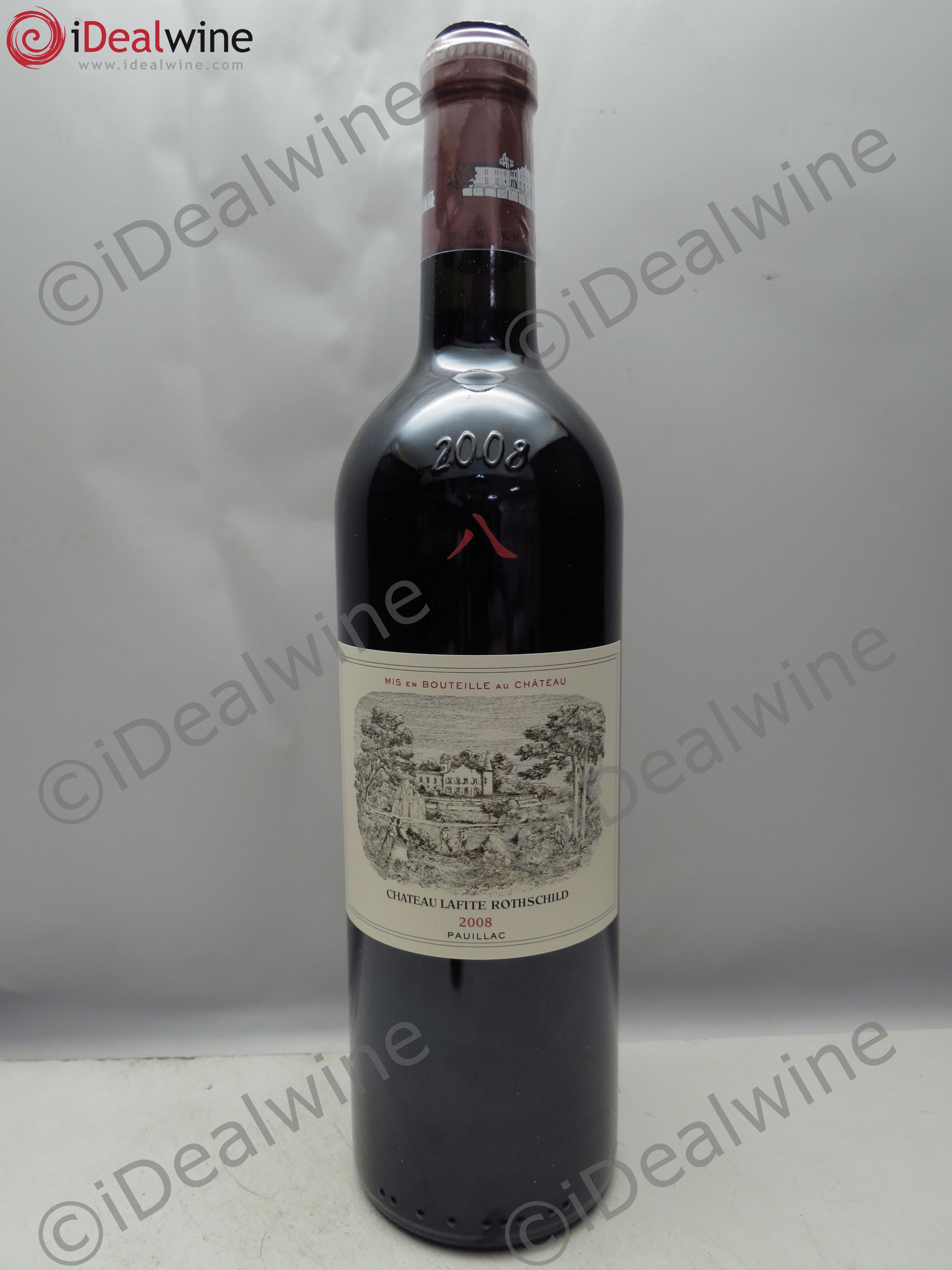 Château Lafite Rothschild 1er Grand Cru Classé 2008 - Lot de 1 bouteille - 0