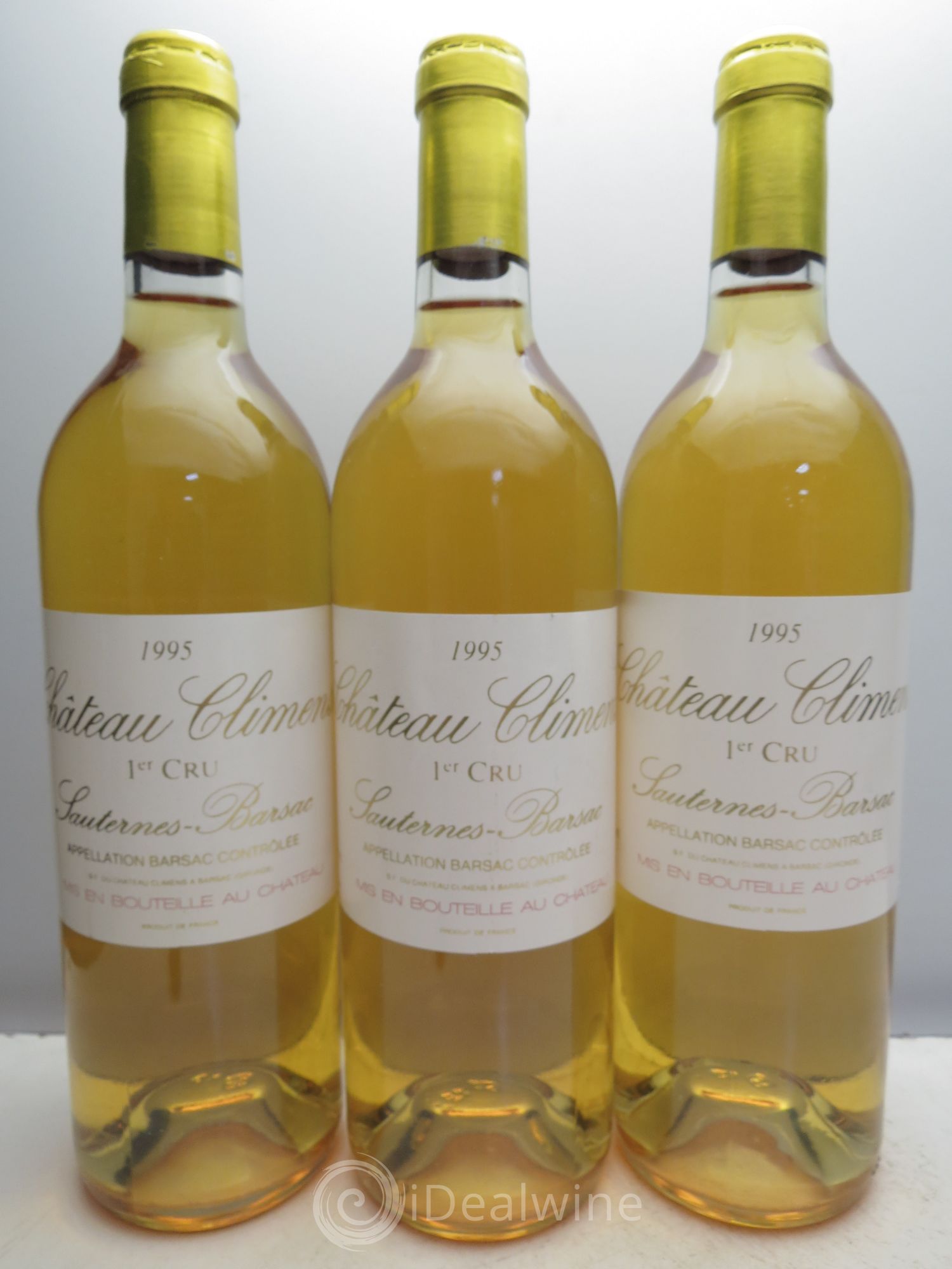 Château Climens 1er Grand Cru Classé 1995 - Lotto di 3 bottiglie - 0