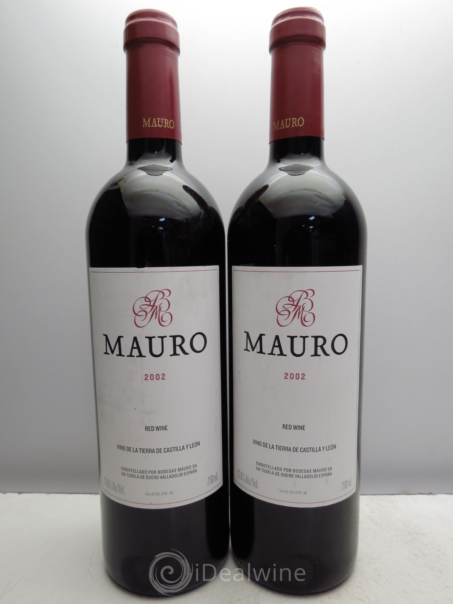 Castilla y Leon Mauro Vino Tierra 2002 - Posten von 2 Flaschen - 0