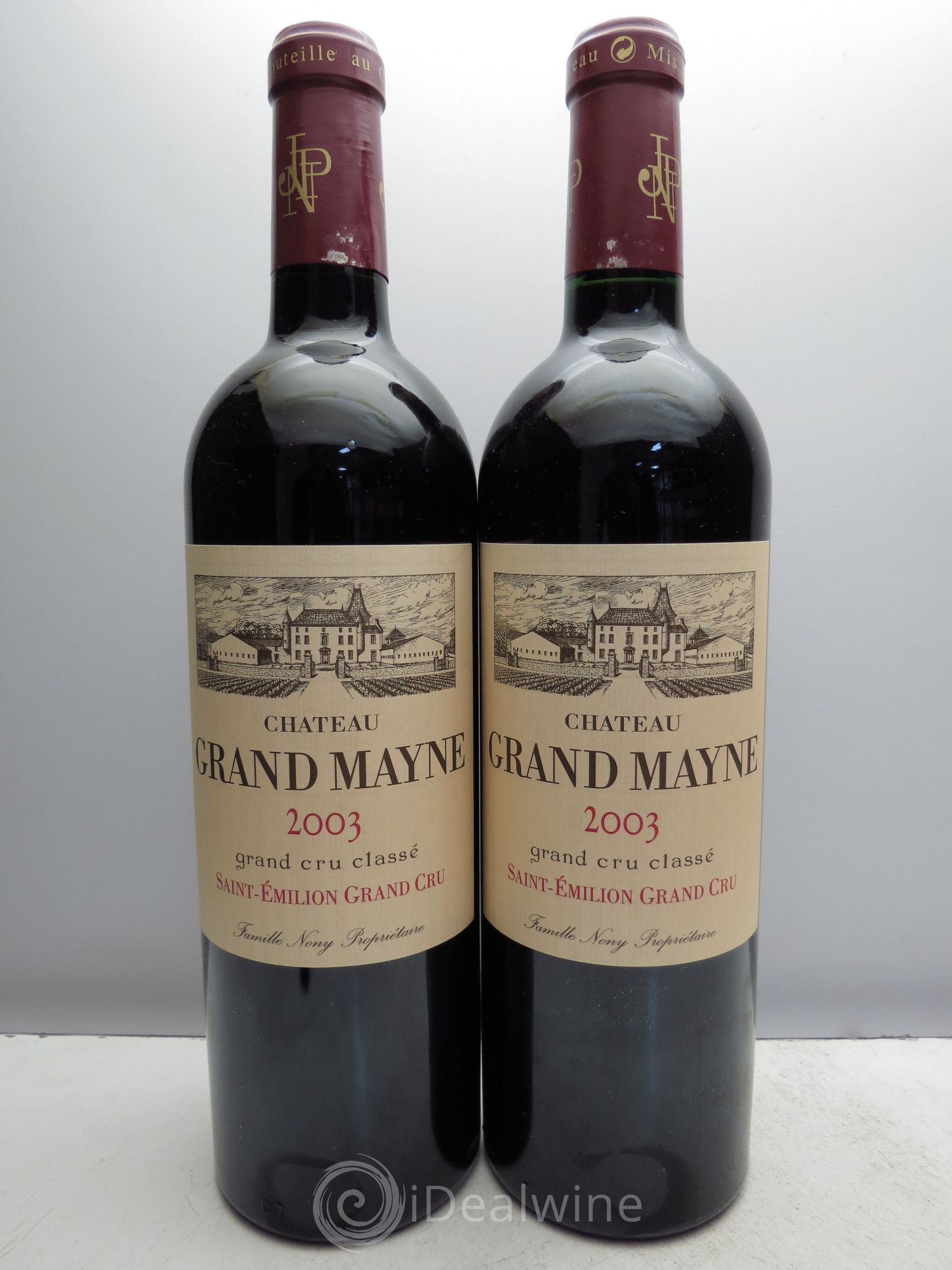 Château Grand Mayne Grand Cru Classé 2003 - Lot de 2 bouteilles - 0
