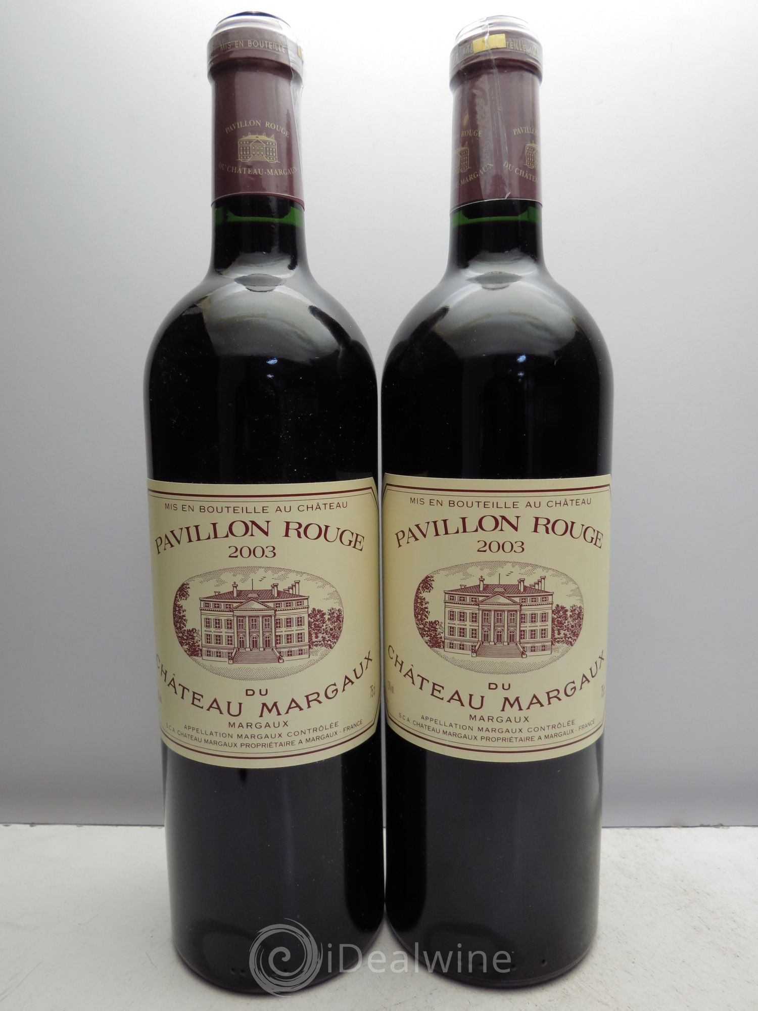 Pavillon Rouge du Château Margaux Second Vin 2003 - Lot de 2 bouteilles - 0