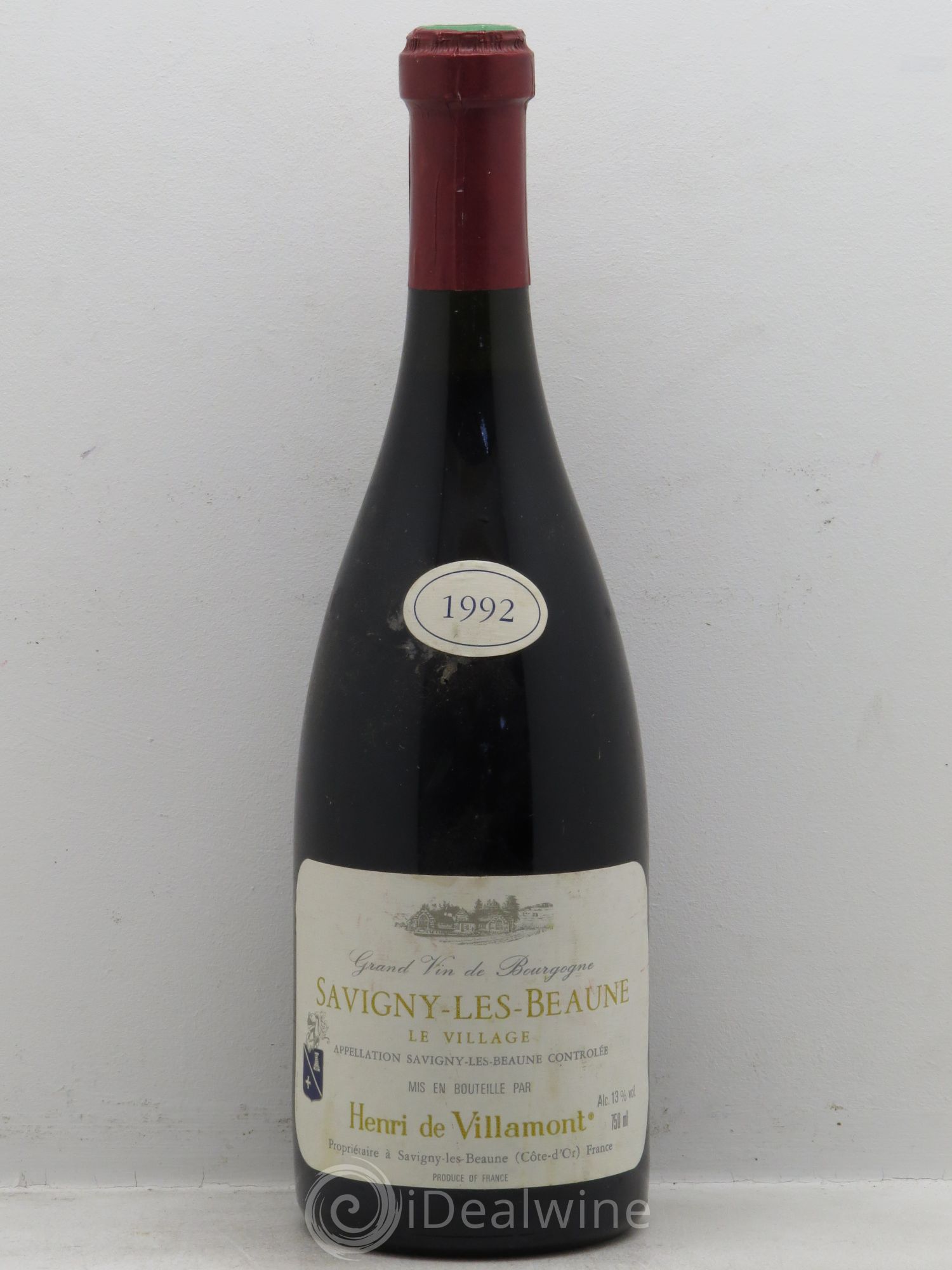 Savigny-lès-Beaune Henri de Villamont 1992 - Posten von 1 Flasche - 0