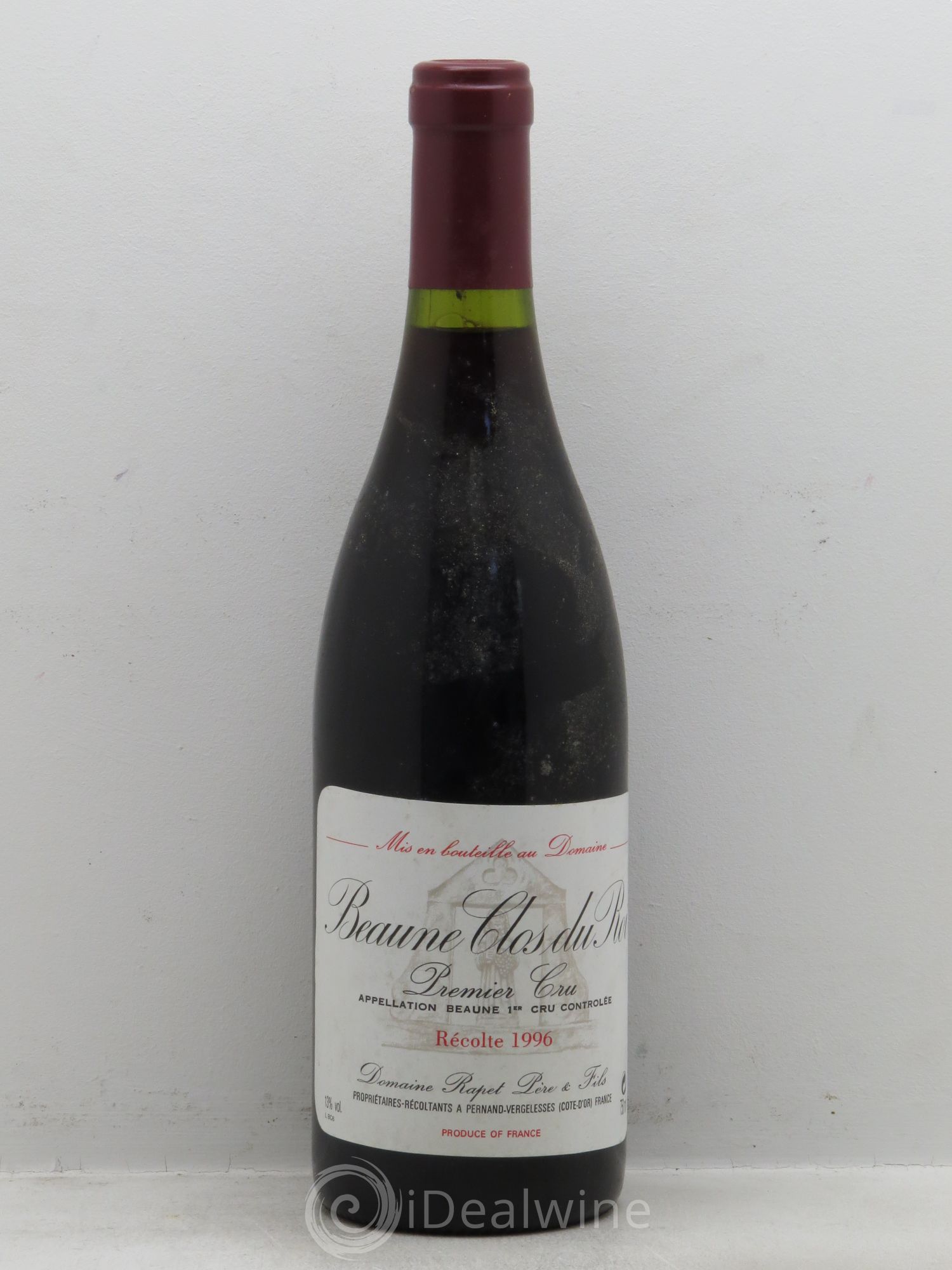 Beaune 1er Cru Rapet Père et fils 1996 - Posten von 1 Flasche - 0