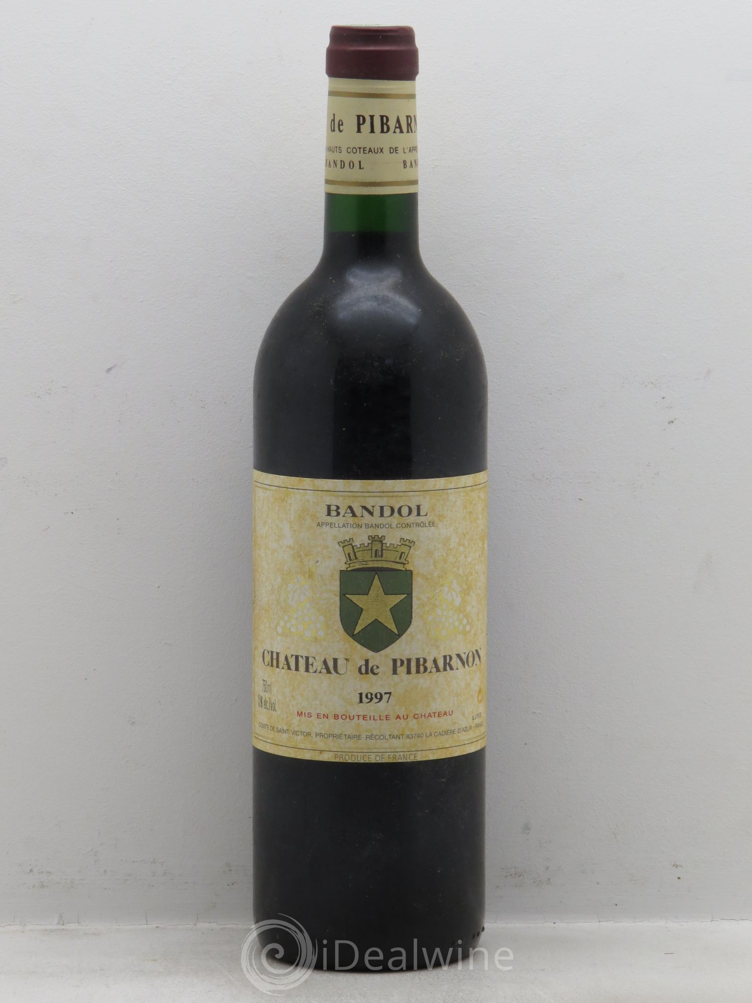 Bandol Château de Pibarnon Comte de Saint-Victor 1997 - Lot de 1 bouteille - 0