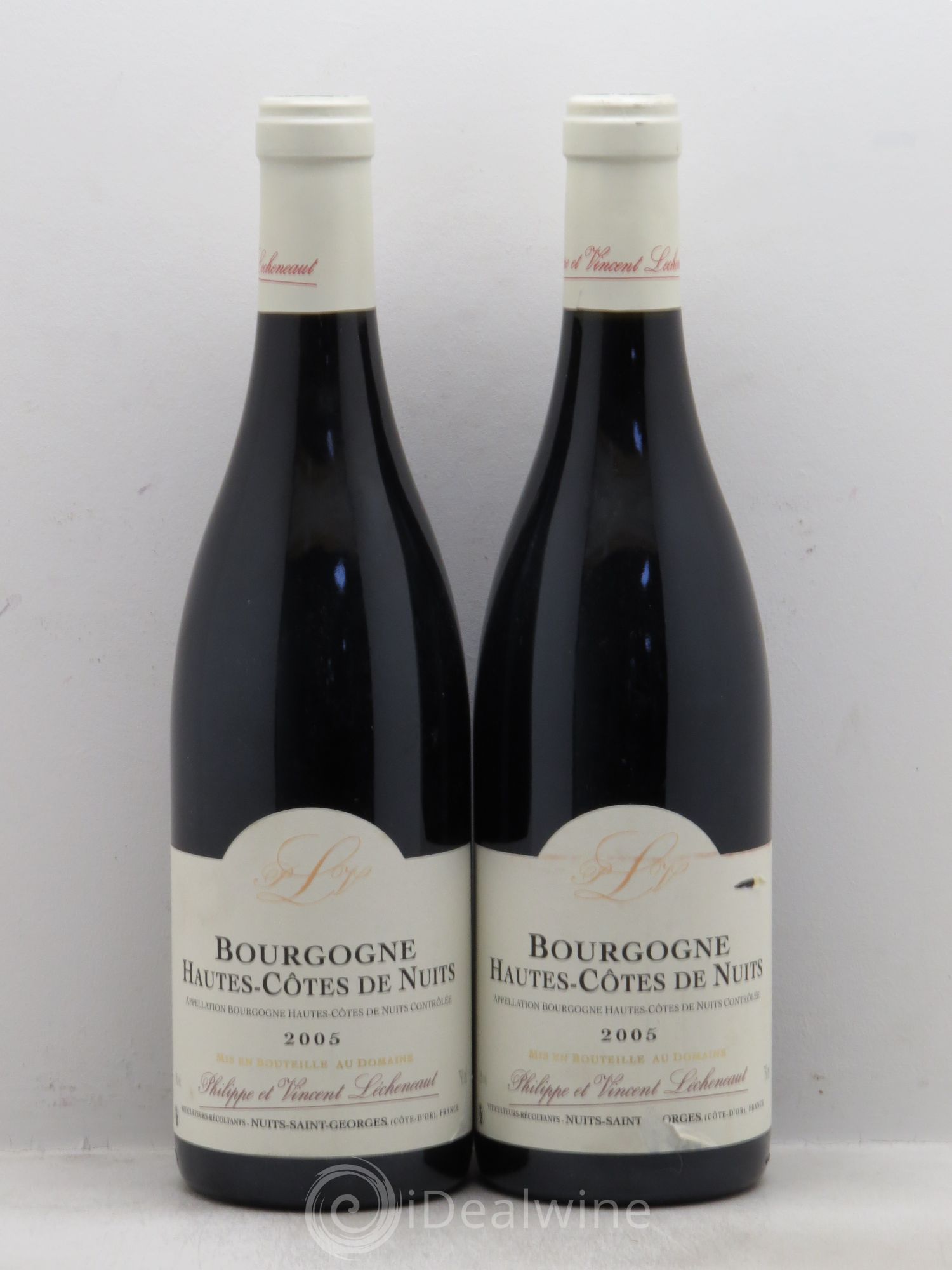 Hautes-Côtes de Nuits Domaine Lechenaut 2000 - Lot de 2 bouteilles - 0
