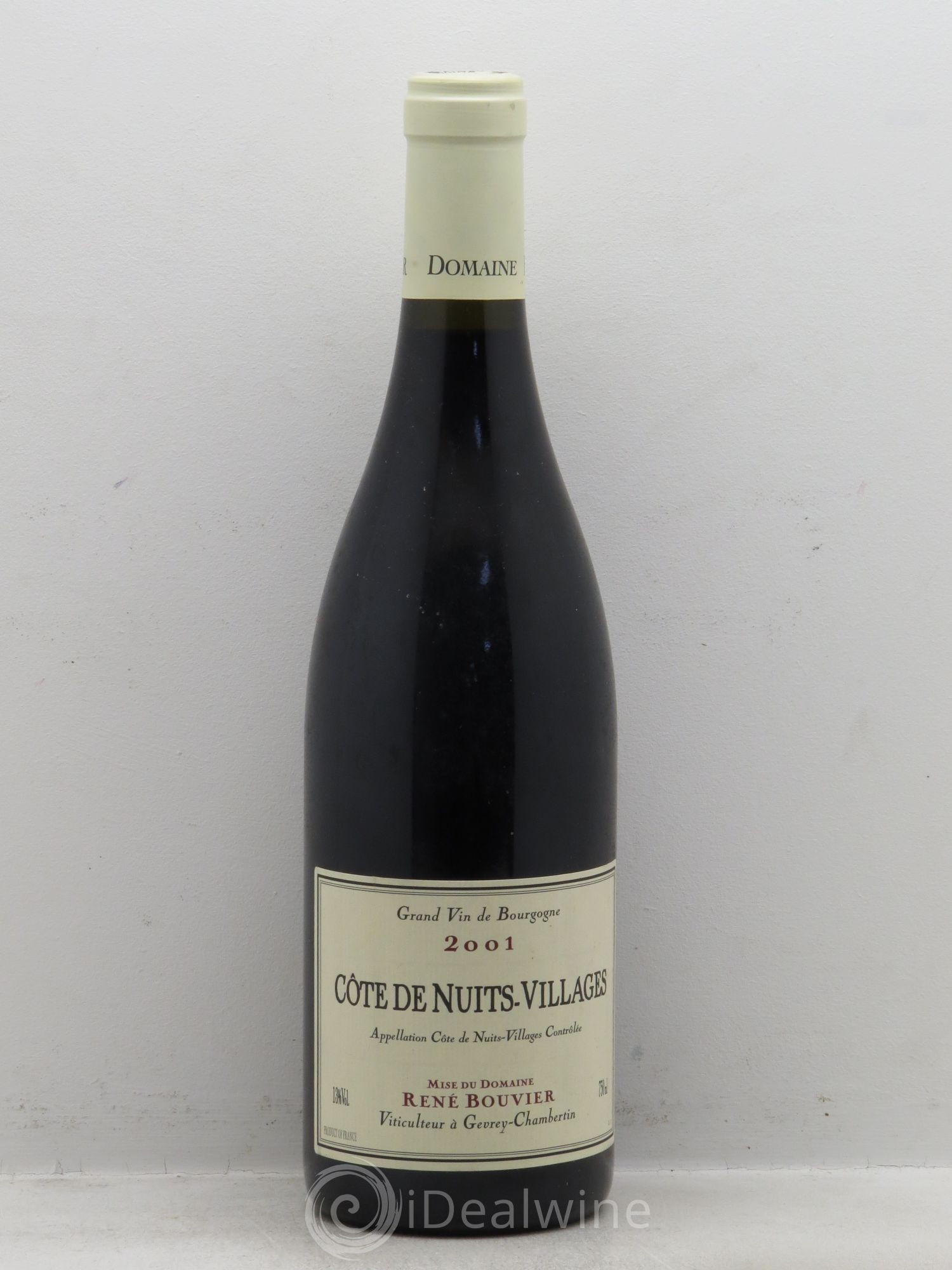 Côte de Nuits-Villages René Bouvier 2001 - Lot de 1 bouteille - 0